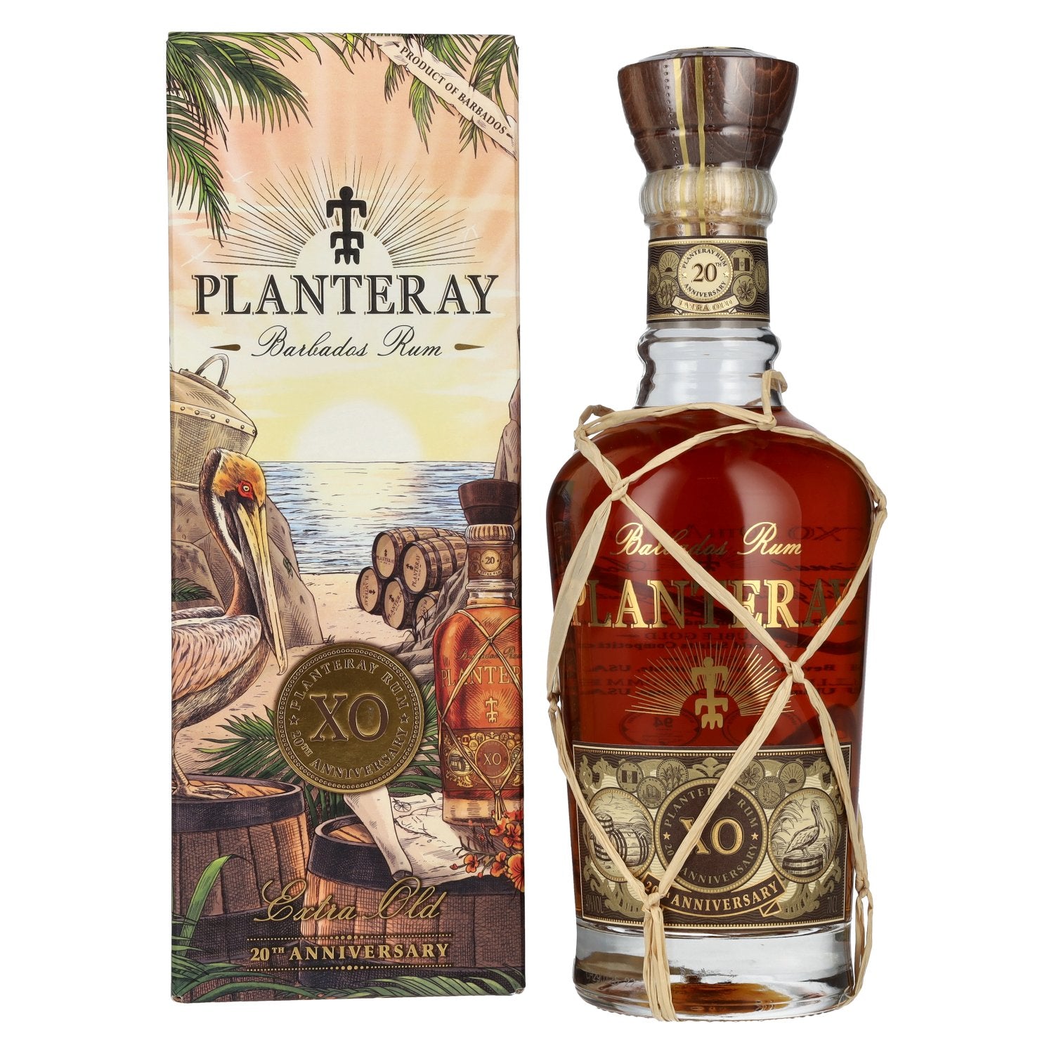 Planteray Rum BARBADOS XO 20th Anniversary 40% Vol. 0,7l in geschenkverpakking