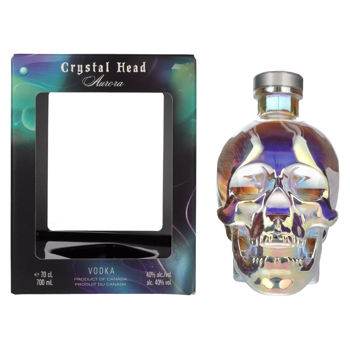 Crystal Head Vodka Aurora 40% vol. 0,7 l in geschenkverpakking