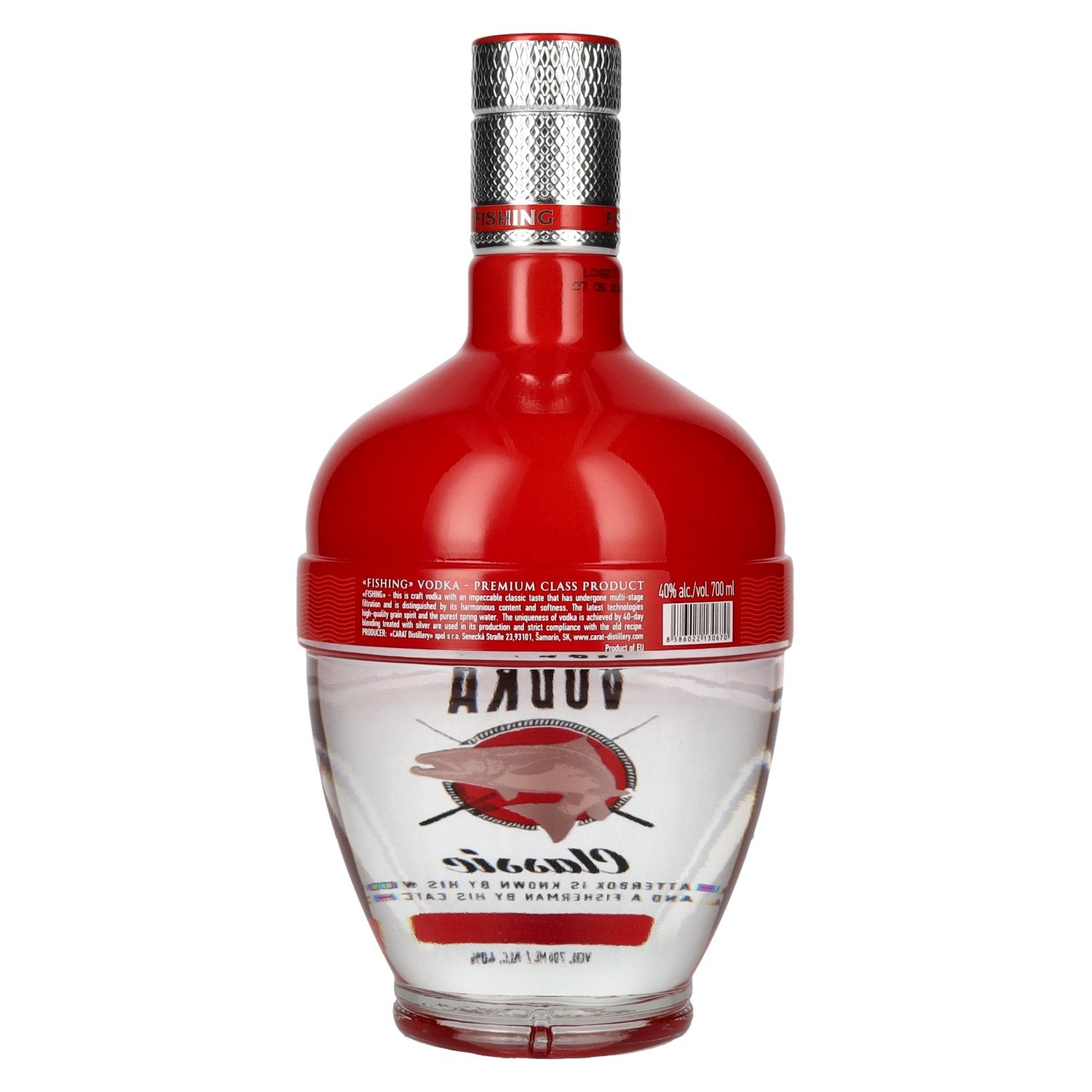 FISHING Vodka Red 40% Vol. 0,7l