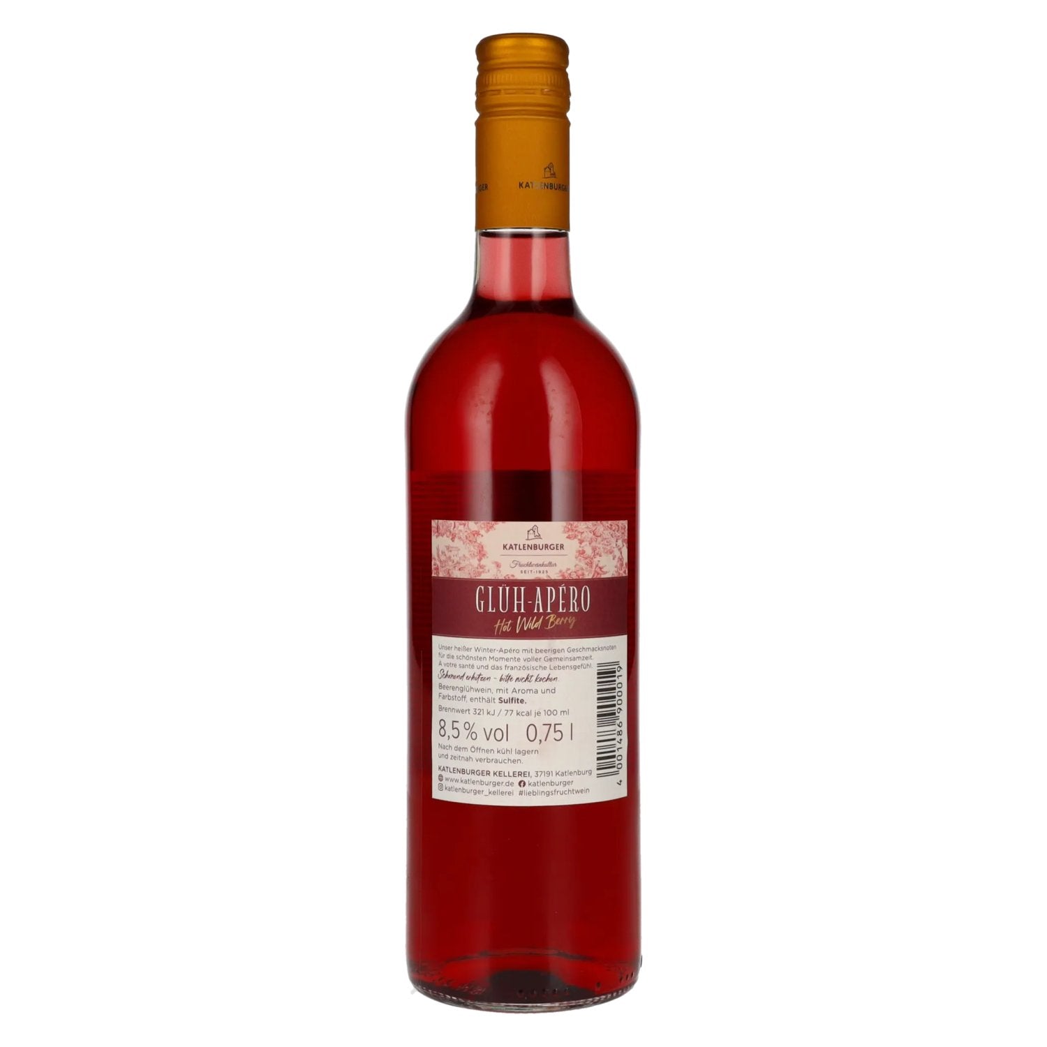 Katlenburger Glüh-Apéro Hot Wild Berry 8,5% Vol. 0,75l
