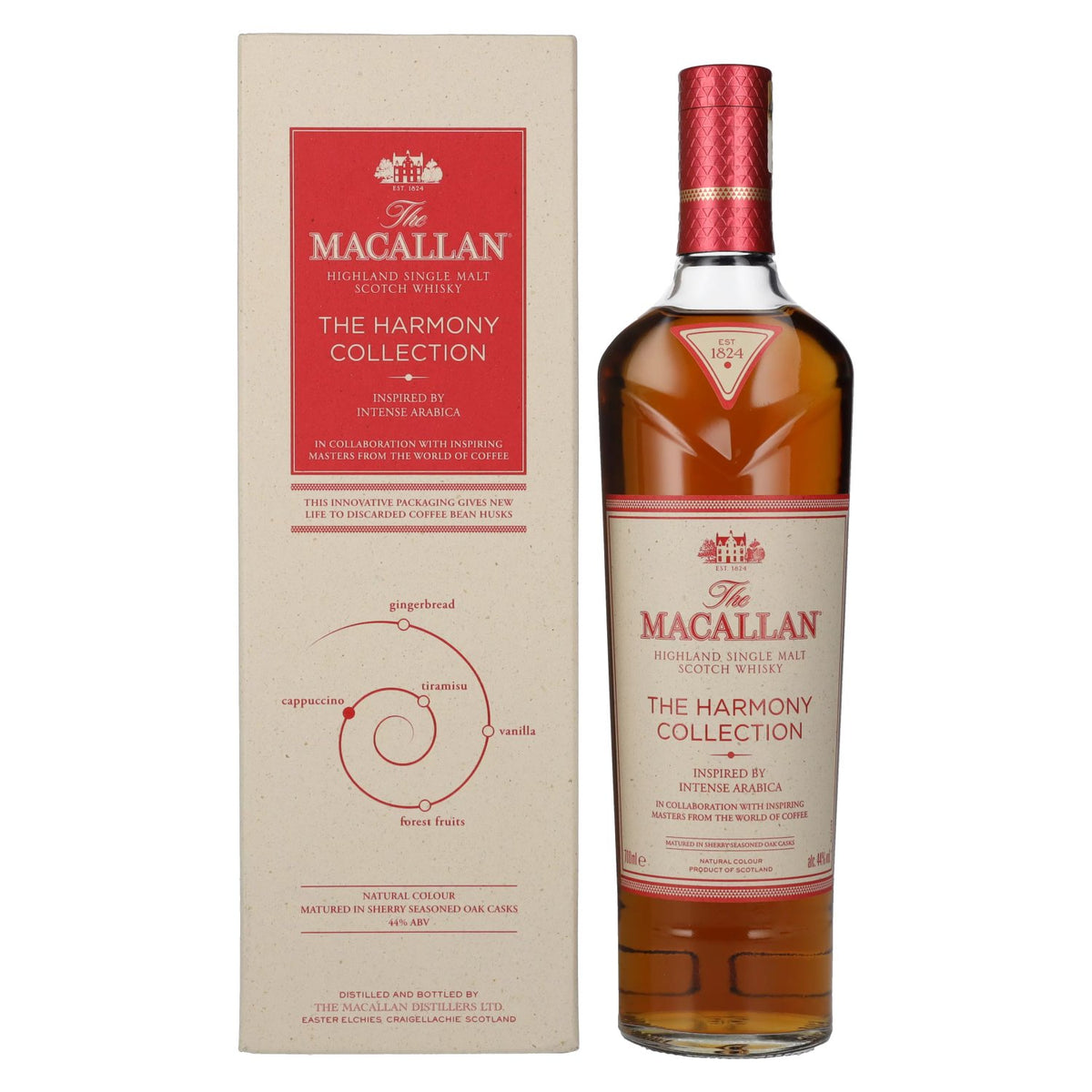 The Macallan The Harmony Collection by INTENSE ARABICA 44 % vol., 0,7 l, dans un coffret cadeau