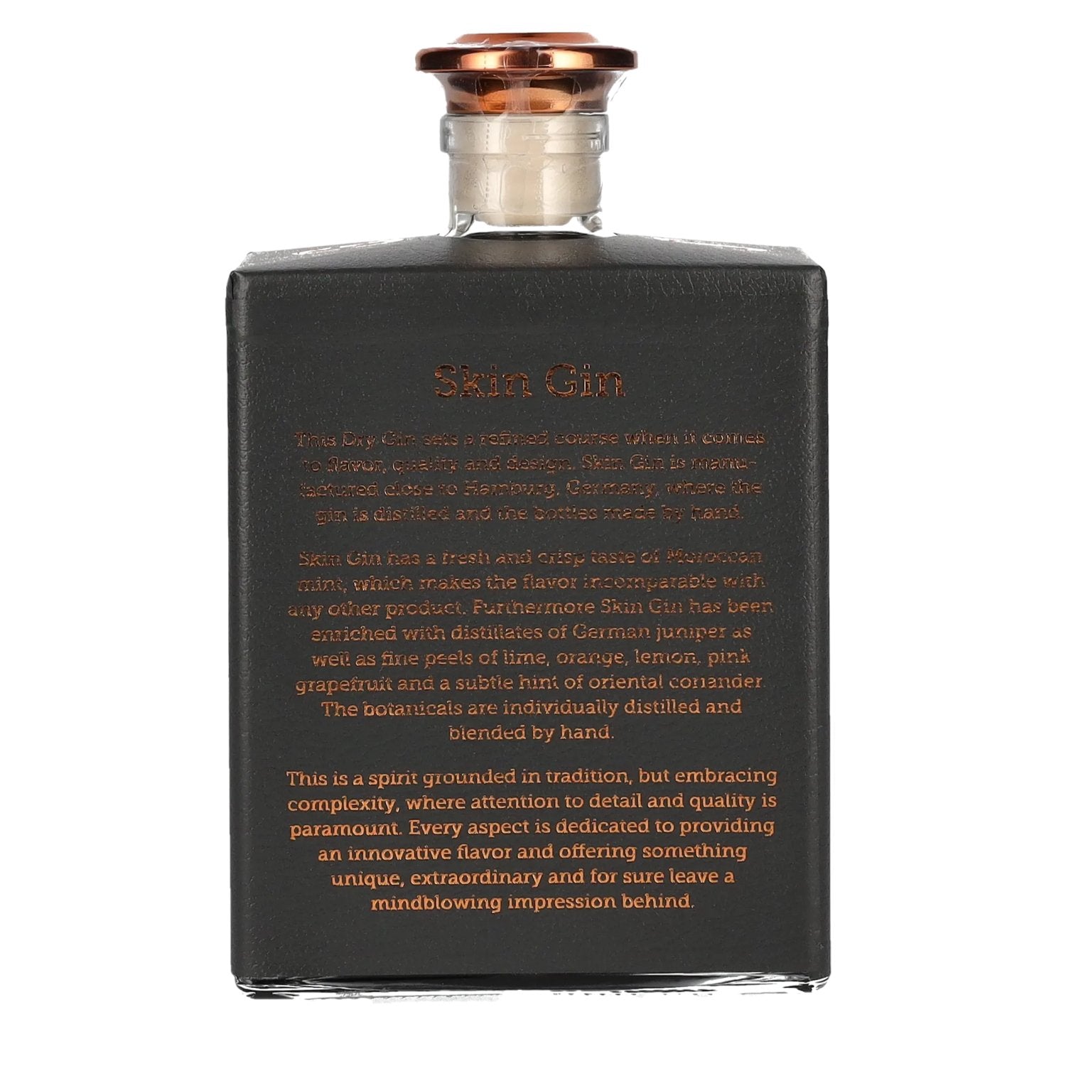 Skin Gin Handcrafted German Dry Gin Edition Anthrazit 42% Vol. 0,5l