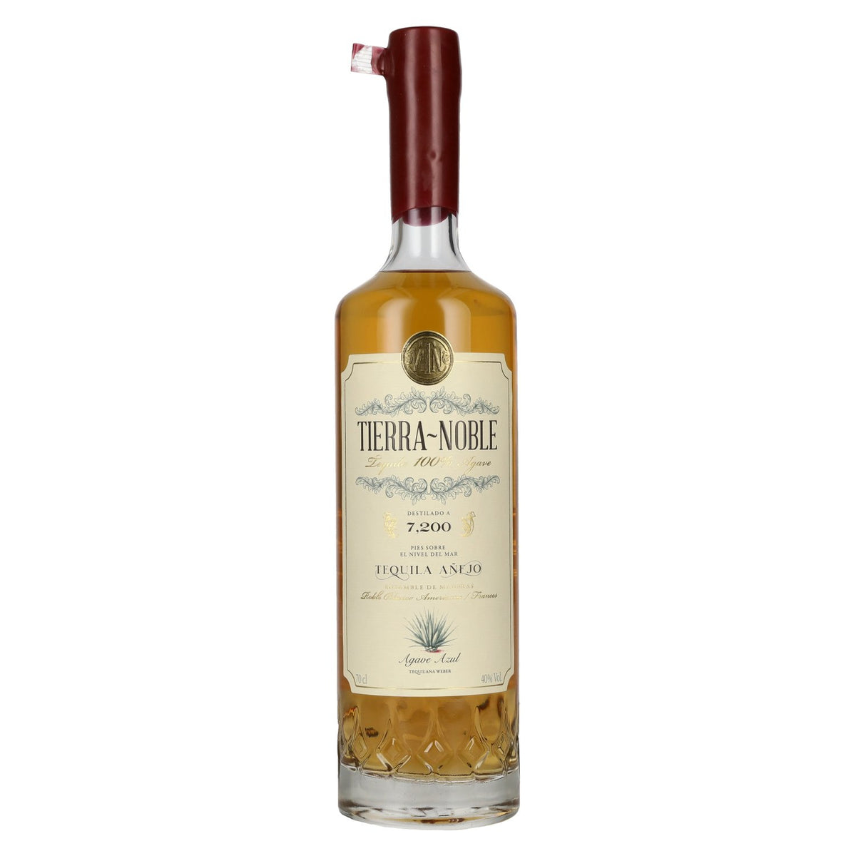 Tequila Tierra-Noble Añejo 100 % agave bleu, 40 % vol., 0,7 l