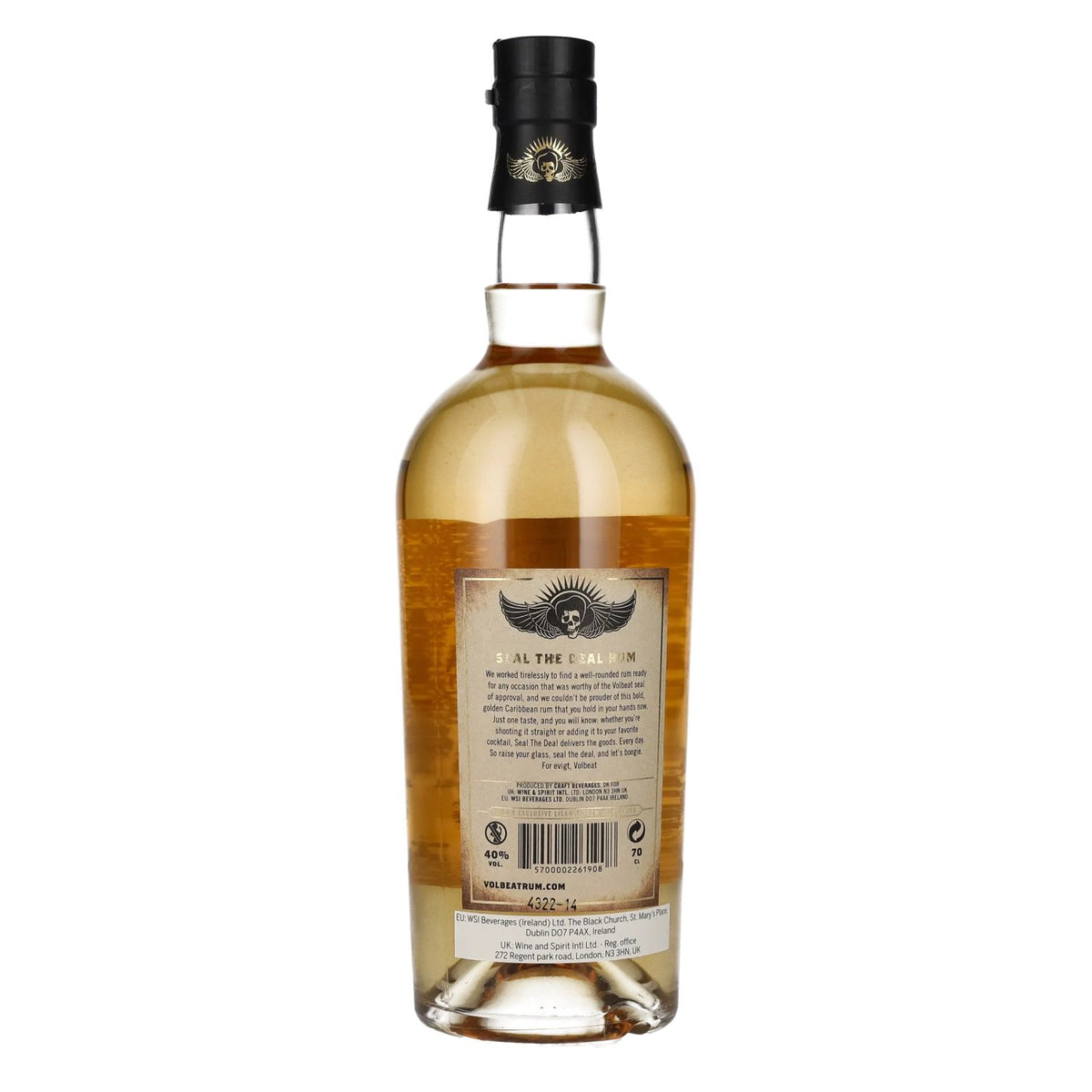 Volbeat Seal the Deal Rum 40% vol. 0,7 l