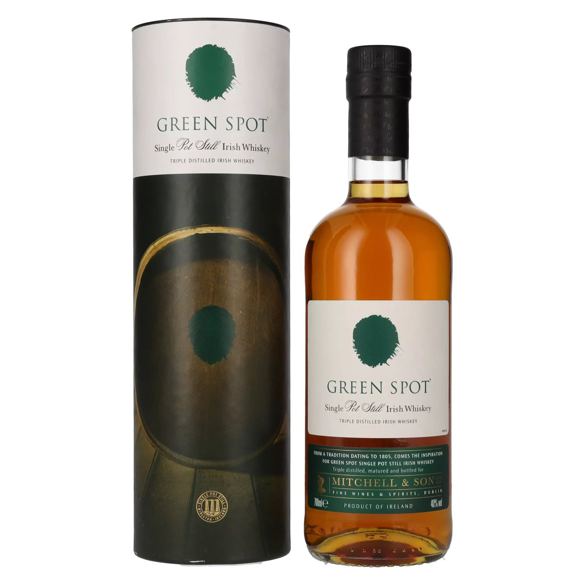 Green Spot Single Pot Still Irish Whiskey 40% vol. 0.7l in a gift box