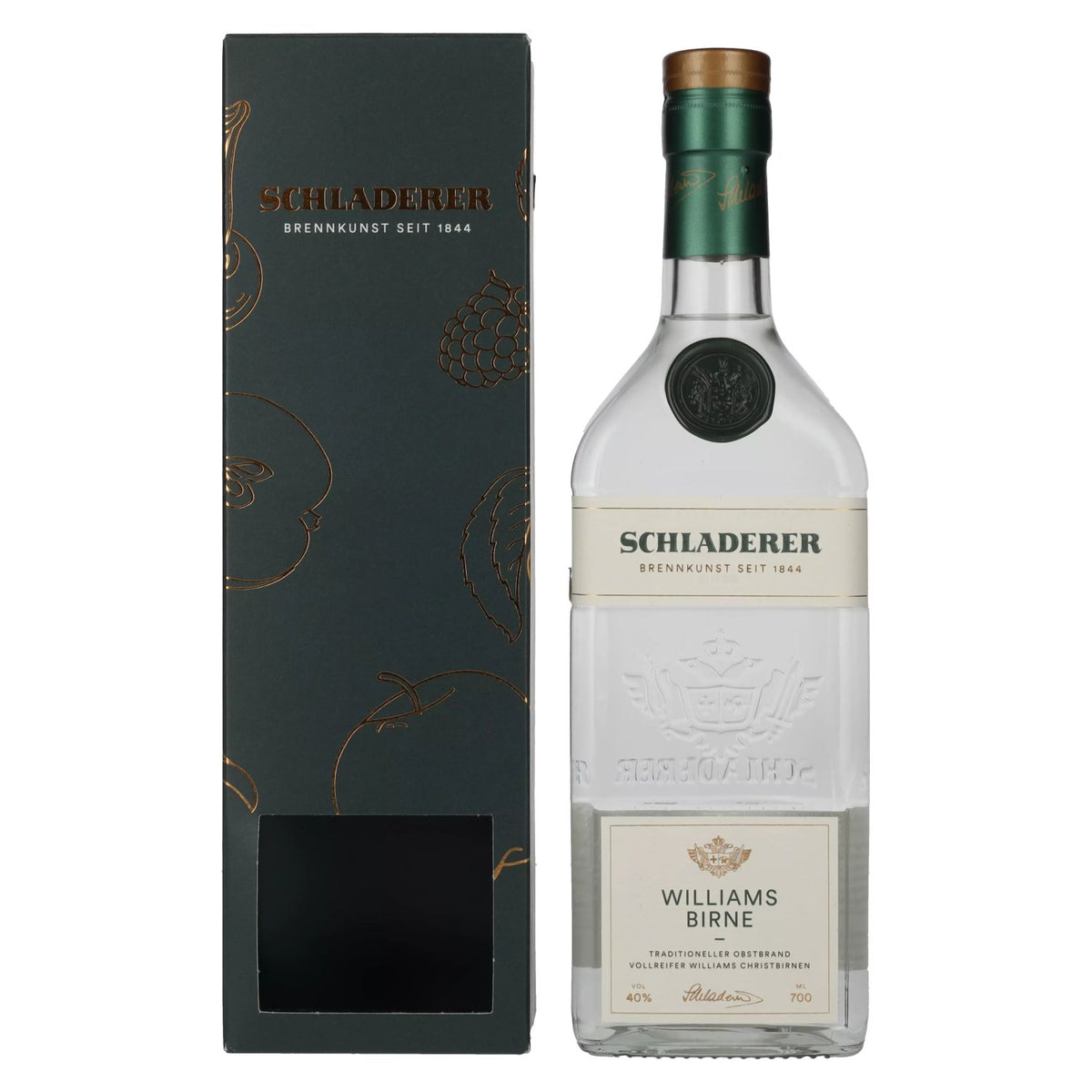 Schladerer Williams Pear 40% vol. 0.7 l in a gift box