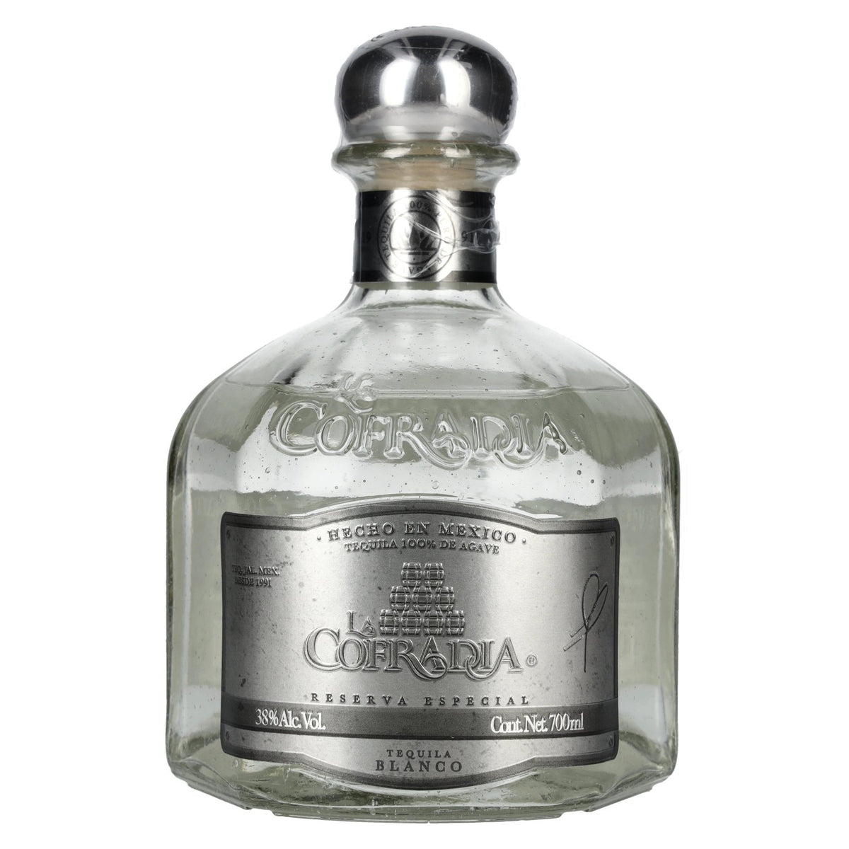 La Cofradia Tequila Blanco 100% de Agave Reserva Especial 38% Vol. 0,7l