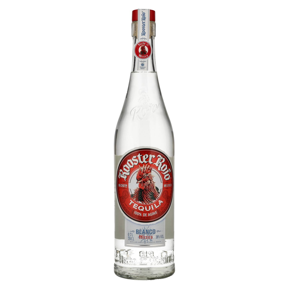Rooster Rojo BLANCO Tequila 100% Agave 38% ABV 0.7l