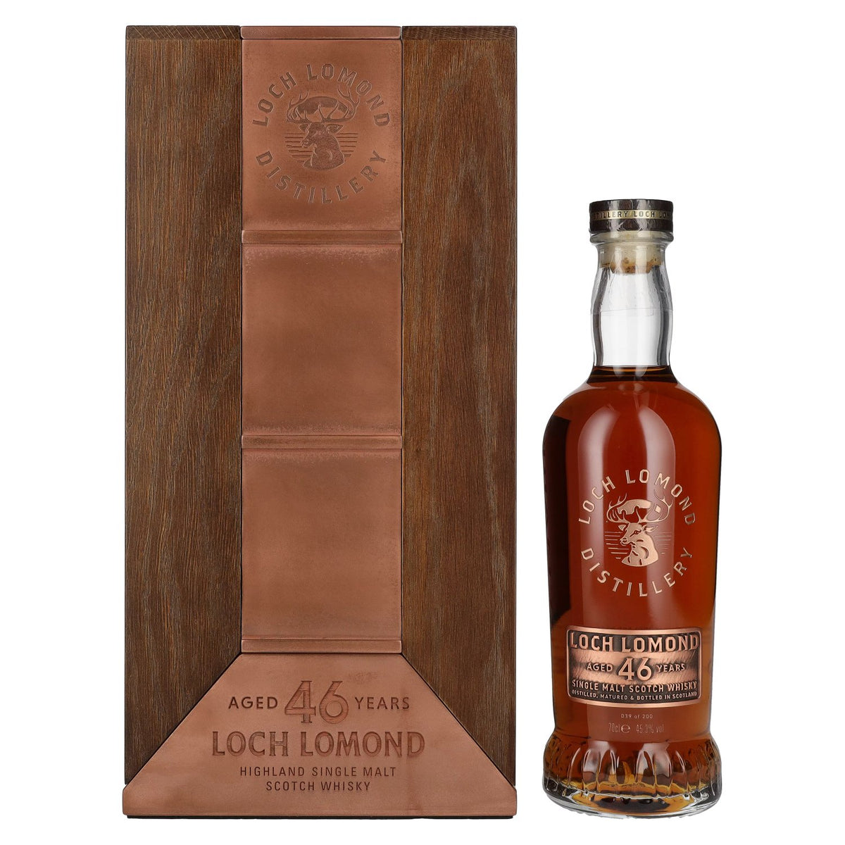 Loch Lomond 46 ans d'âge, série « REMARKABLE STILLS », n° 2, 45,3 % vol., 0,7 l, dans un coffret en bois