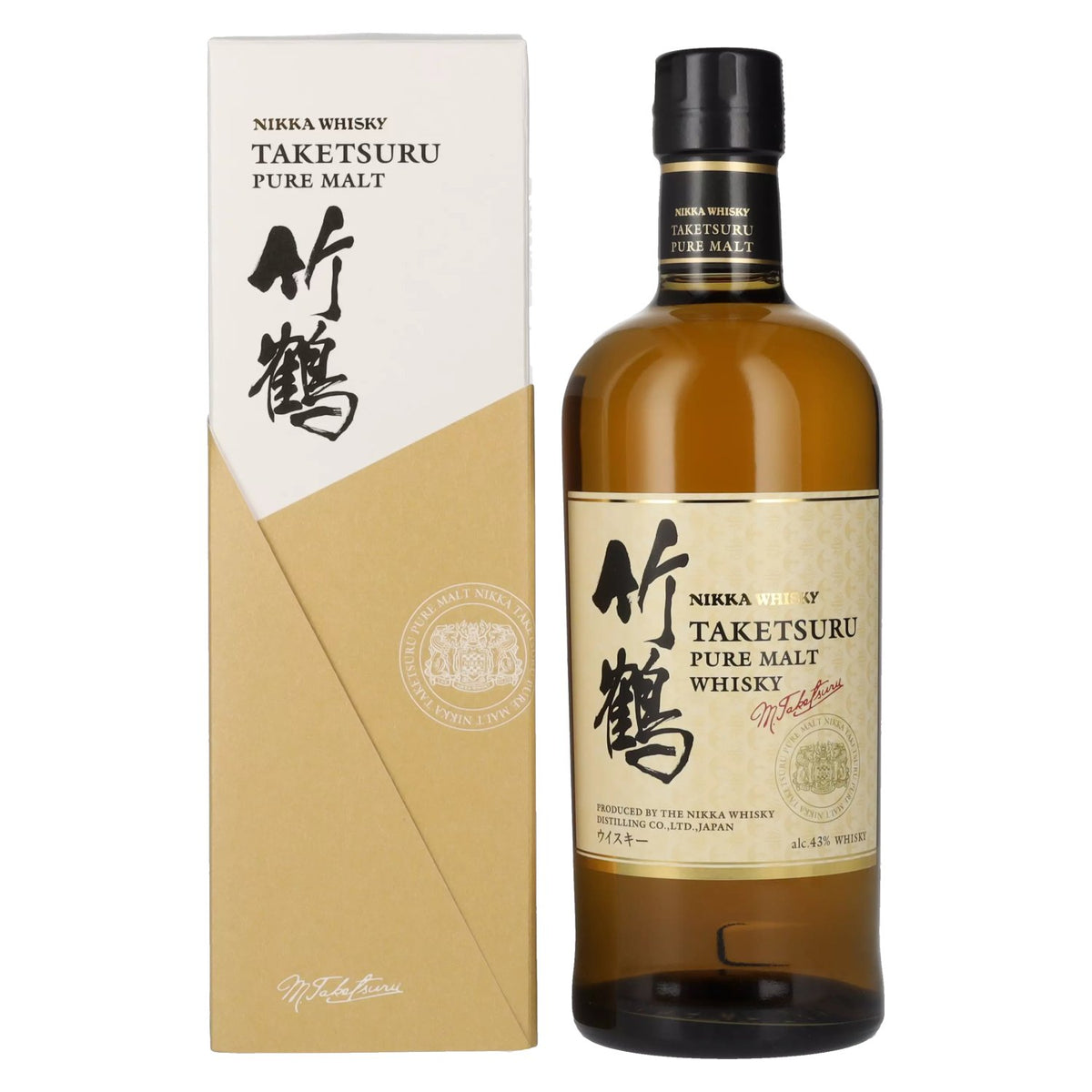 Nikka Whisky Taketsuru PURE MALT 43% vol. 0.7l in a gift box