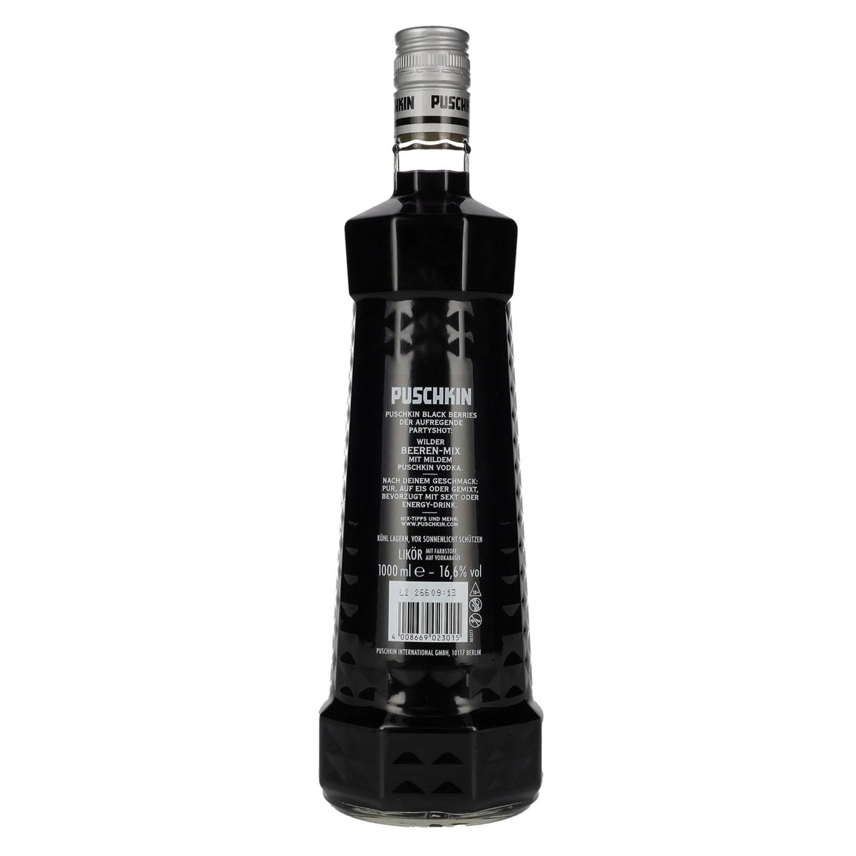 Puschkin Black Berries 16,6% vol. 1 l