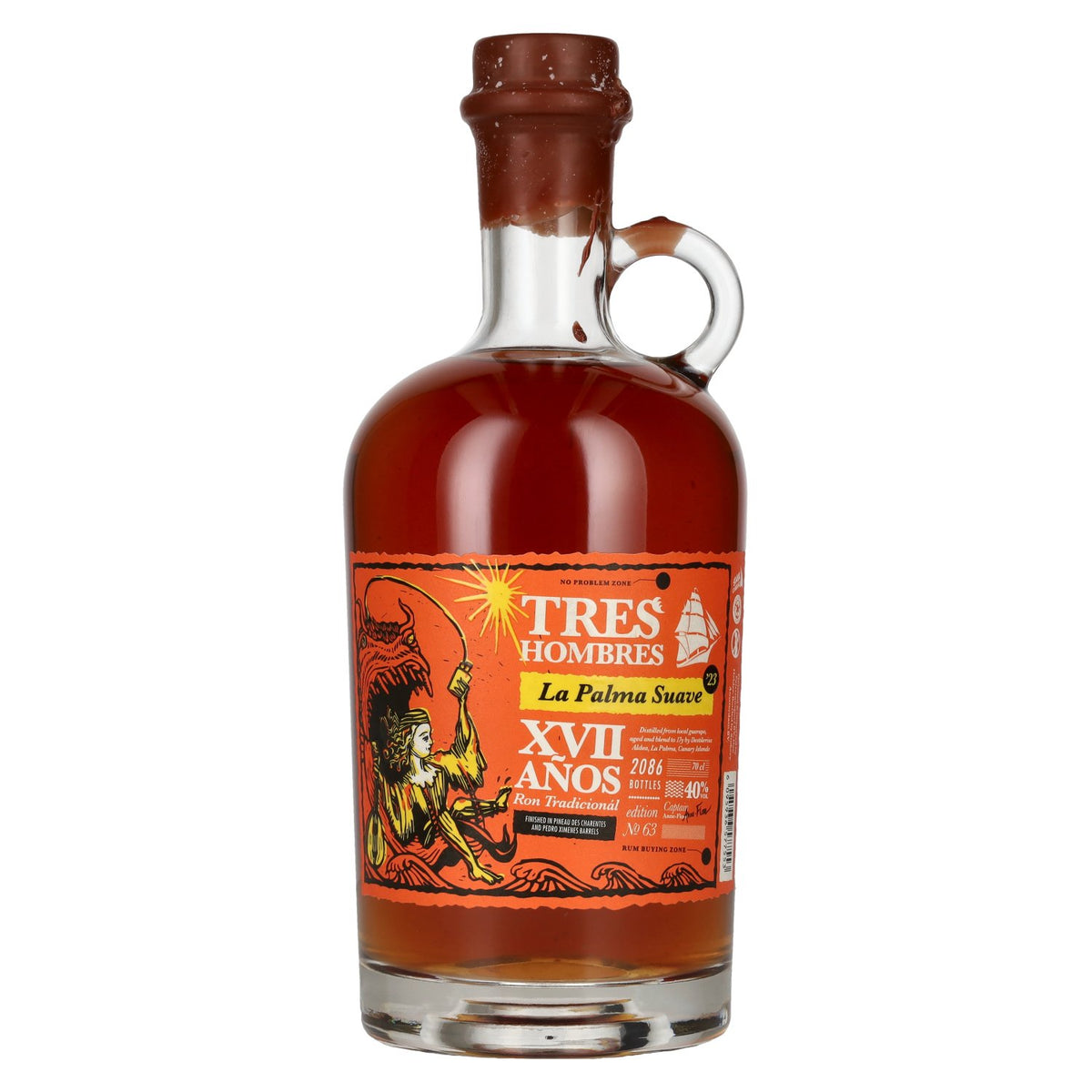 Tres Hombres La Palma Suave 17 Years Old Edition 63 2023 40% vol. 0.7 l