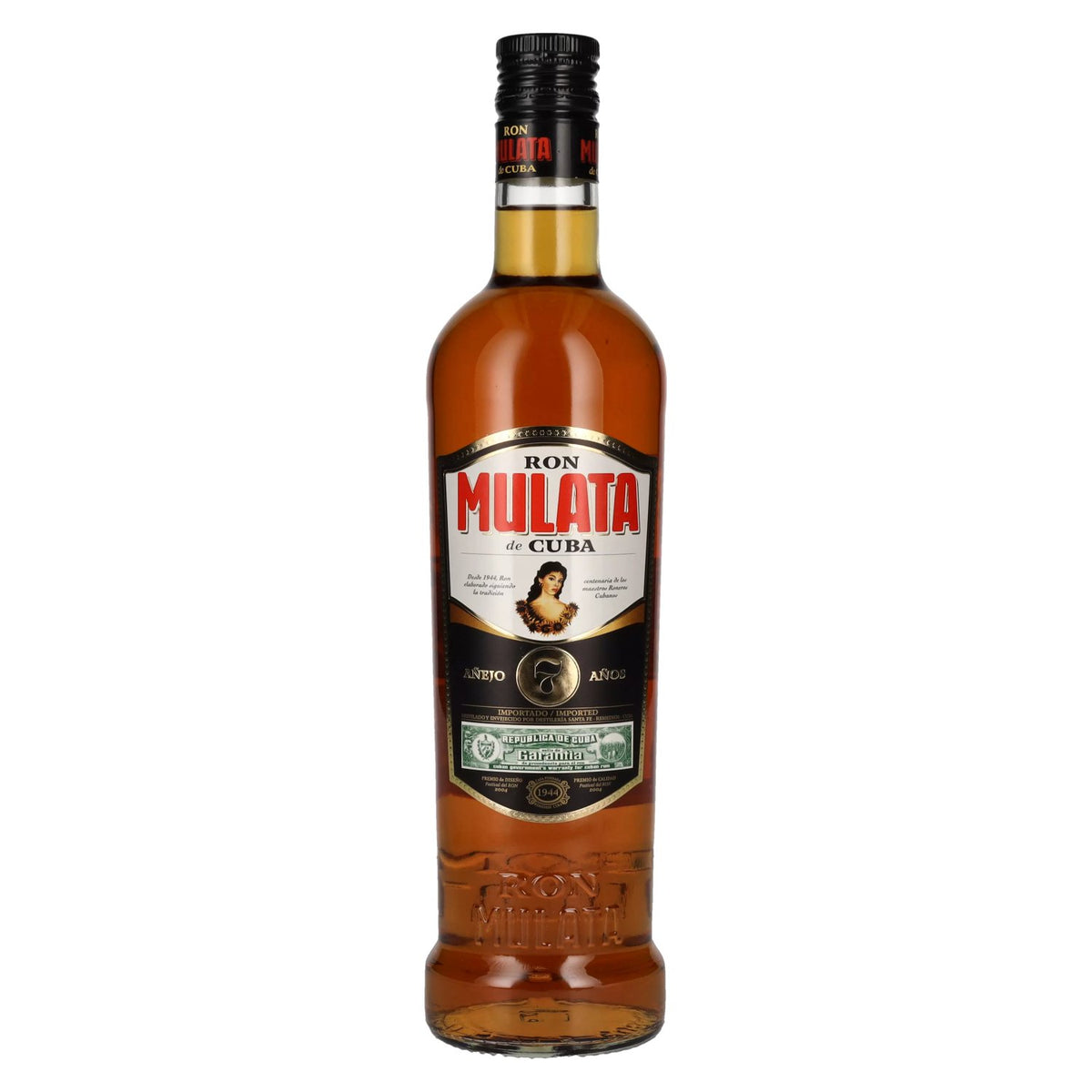 Ron Mulata de Cuba Añejo 7 Años 38% vol. 0,7 l