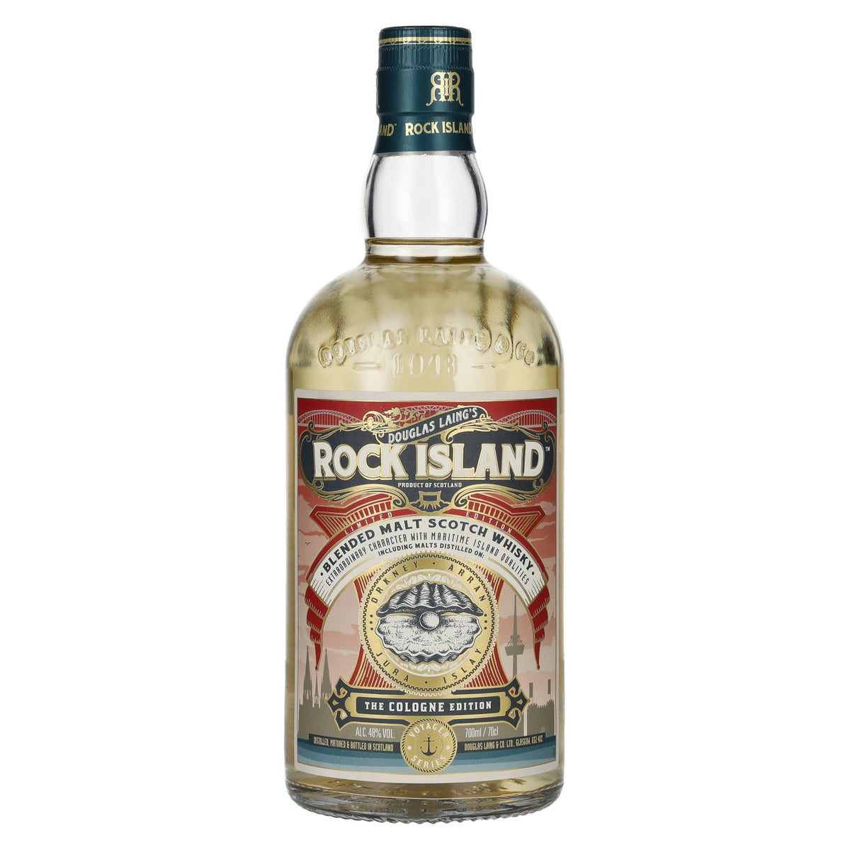 Douglas Laing ROCK ISLAND The Cologne Edition Blended Malt Limited Edition 48% vol. 0,7 l