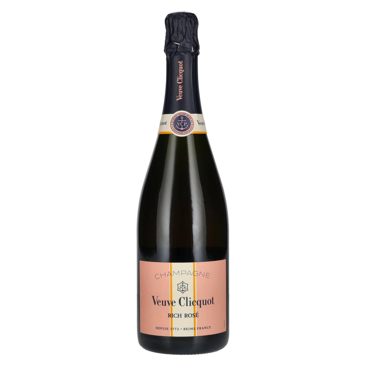 Veuve Clicquot Champagne Rich ROSÉ 12% ABV 0.75 l