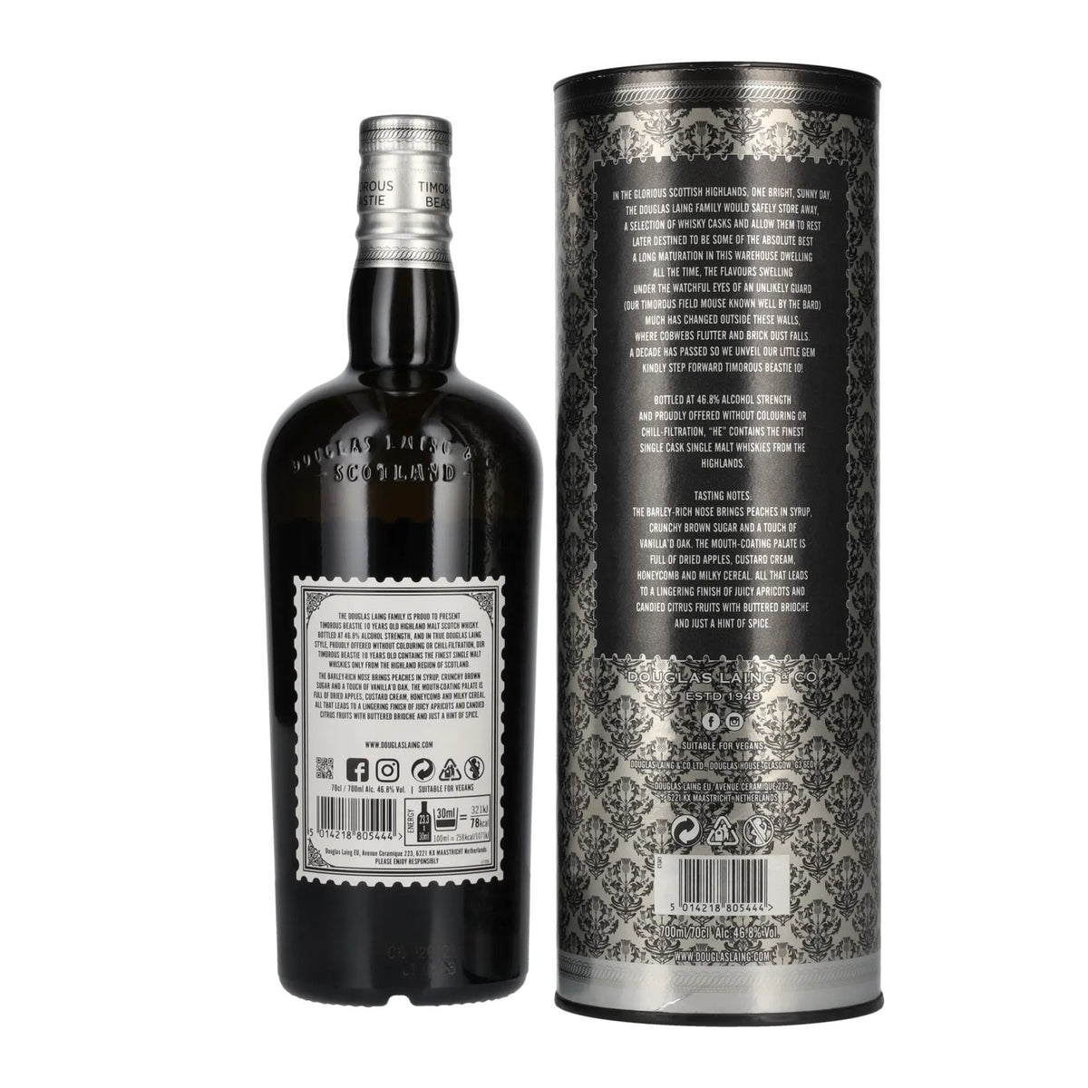 Douglas Laing TIMOROUS BEASTIE 10 Years Old Small Batch Release 46,8% Vol. 0,7l in Geschenkbox