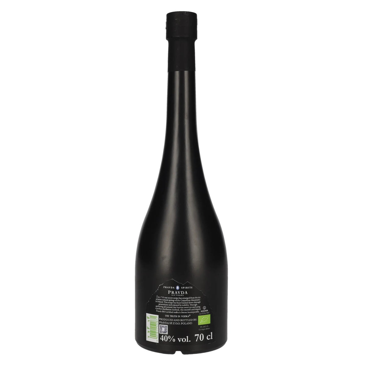 Vodka Pravda BIO 40 % vol. 0,7 l
