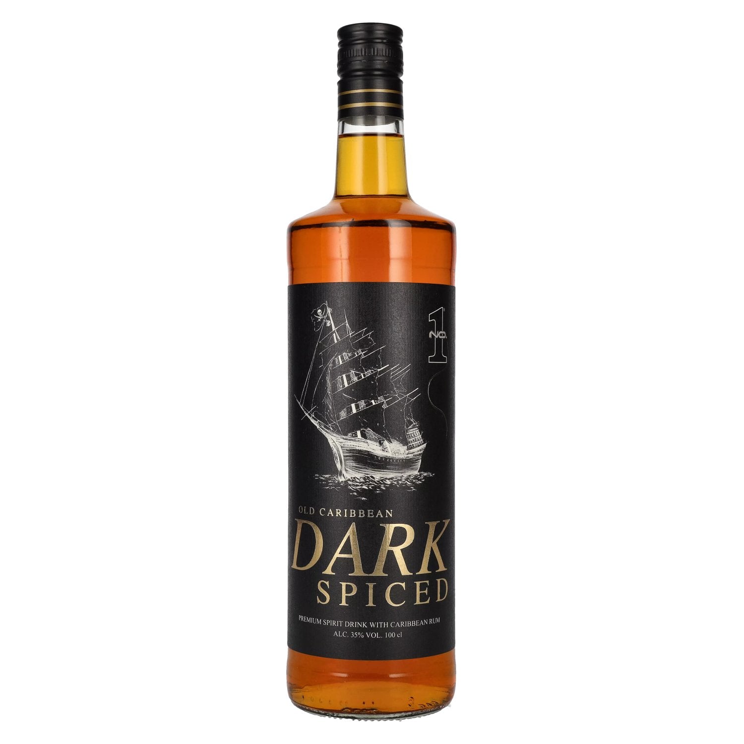 No.1 Old Caribbean DARK SPICED 35% vol. 1l