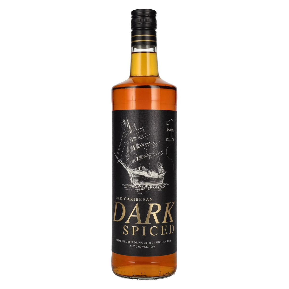 No.1 Old Caribbean DARK SPICED 35% vol. 1 l