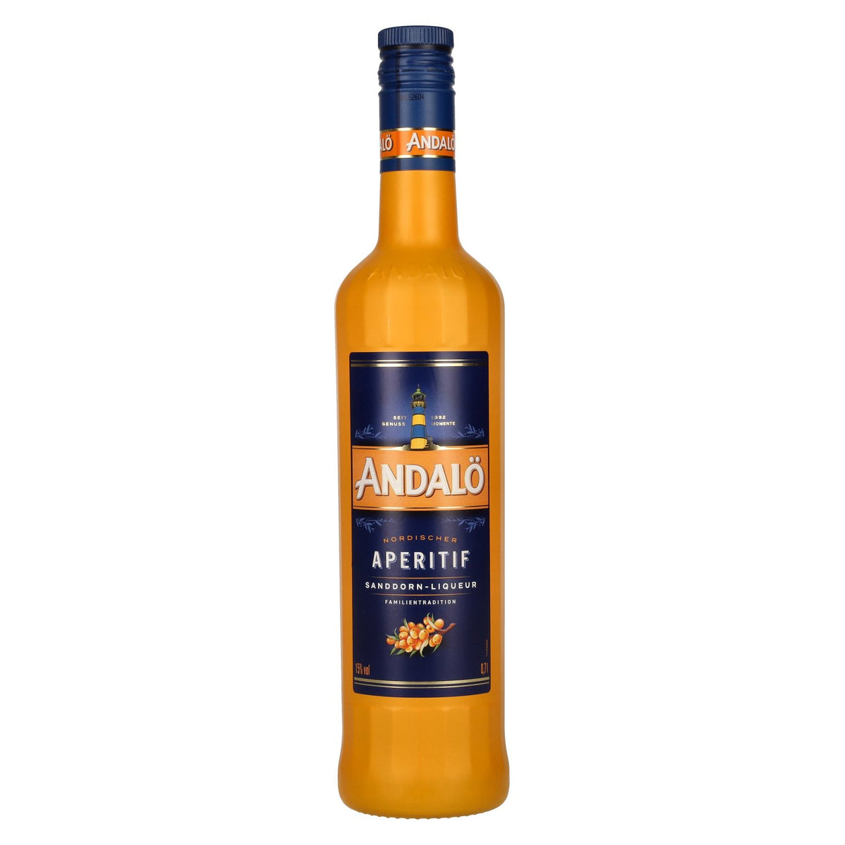Andalö-aperitief met Sanddorn 15% vol. 0,7 l