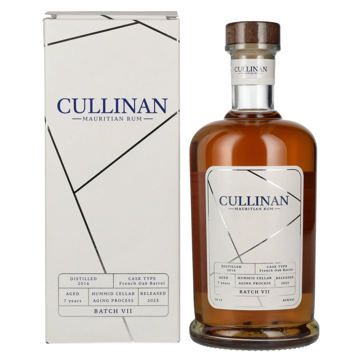 Cullinan 7-Year-Old Mauritian Rum Batch VII 40% vol. 0.7 l in a gift box