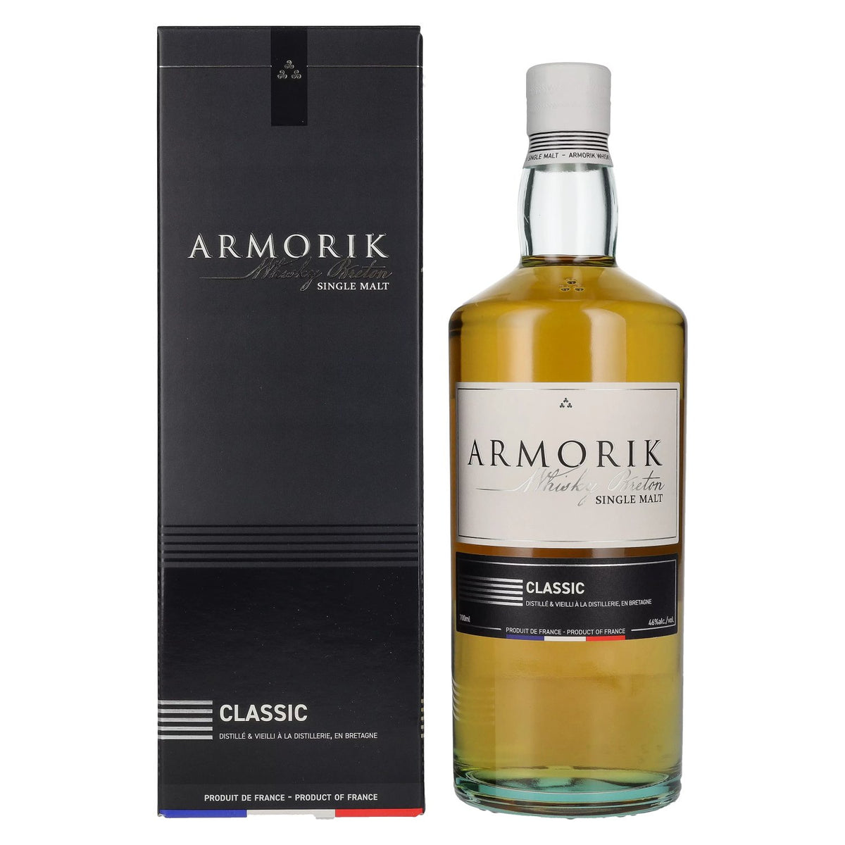Armorik CLASSIC Whisky Breton Single Malt 46% vol. 0.7l in a gift box