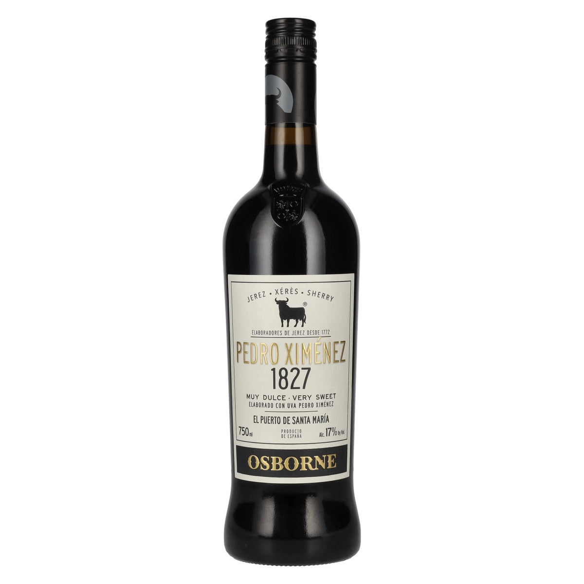 Osborne Pedro Ximénez 1827 sherry 17% vol. 0,75 l