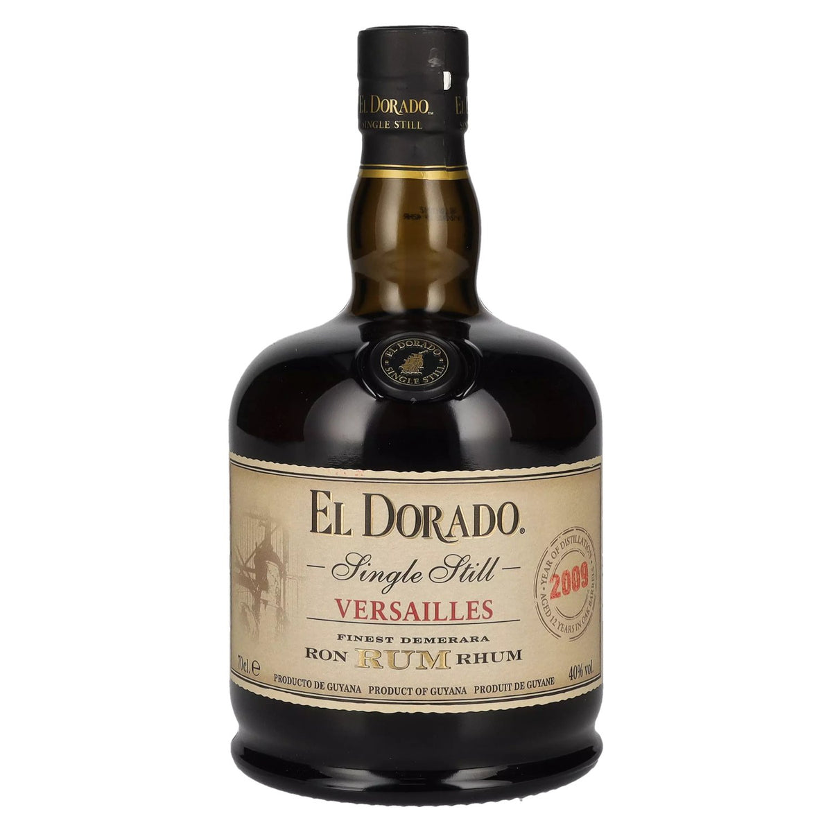 El Dorado VERSAILLES Single Still Finest Demerara Rum 2009 40% vol. 0,7 l