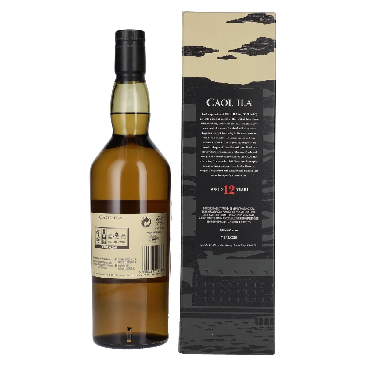 Caol Ila 12 Years Old Islay Single Malt 43% ABV 0.7l in a gift box