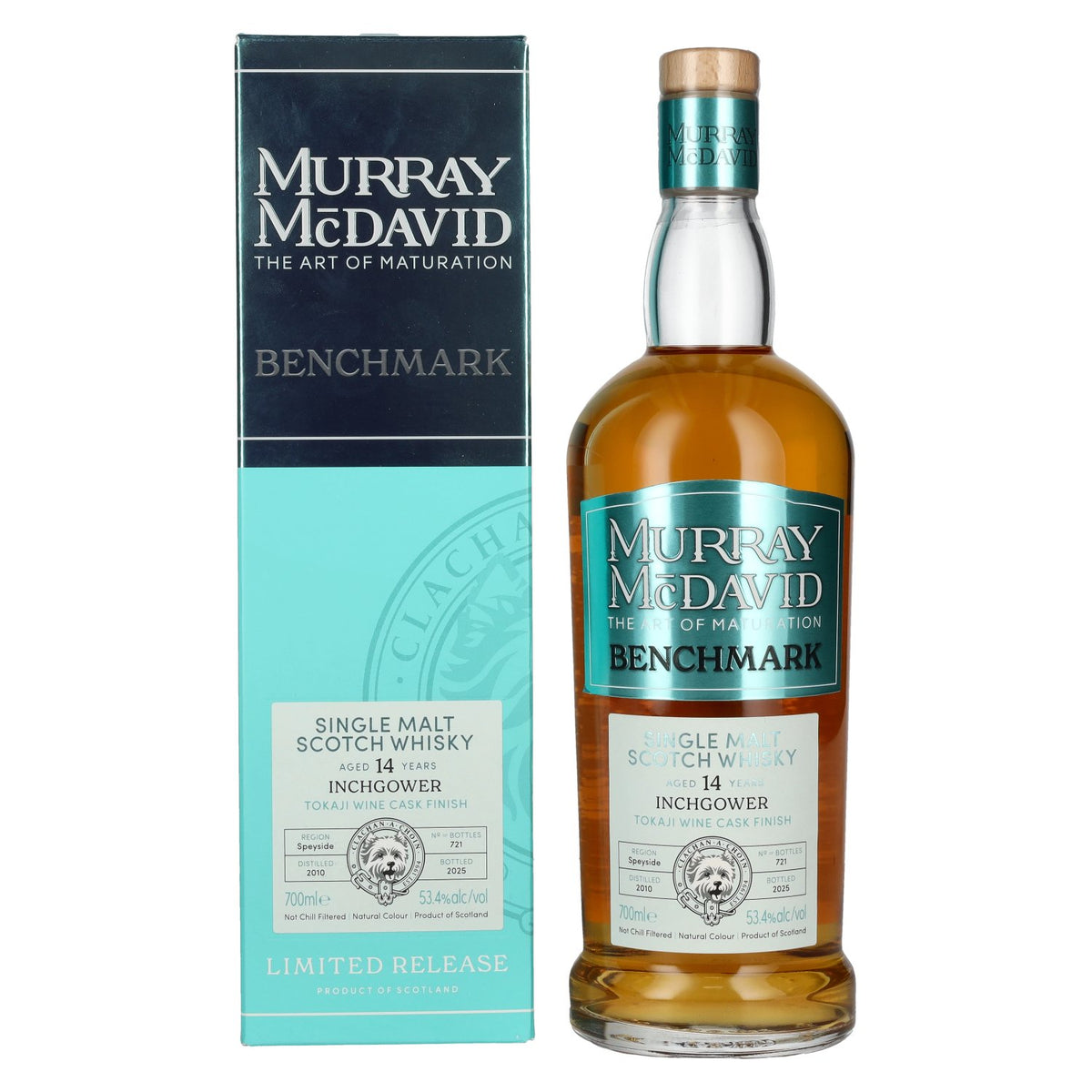 Murray McDavid BENCHMARK 14 Years Old INCHGOWER Tokaji Wine Cask Finish 2010 53,4% Vol. 0,7l in Geschenkbox