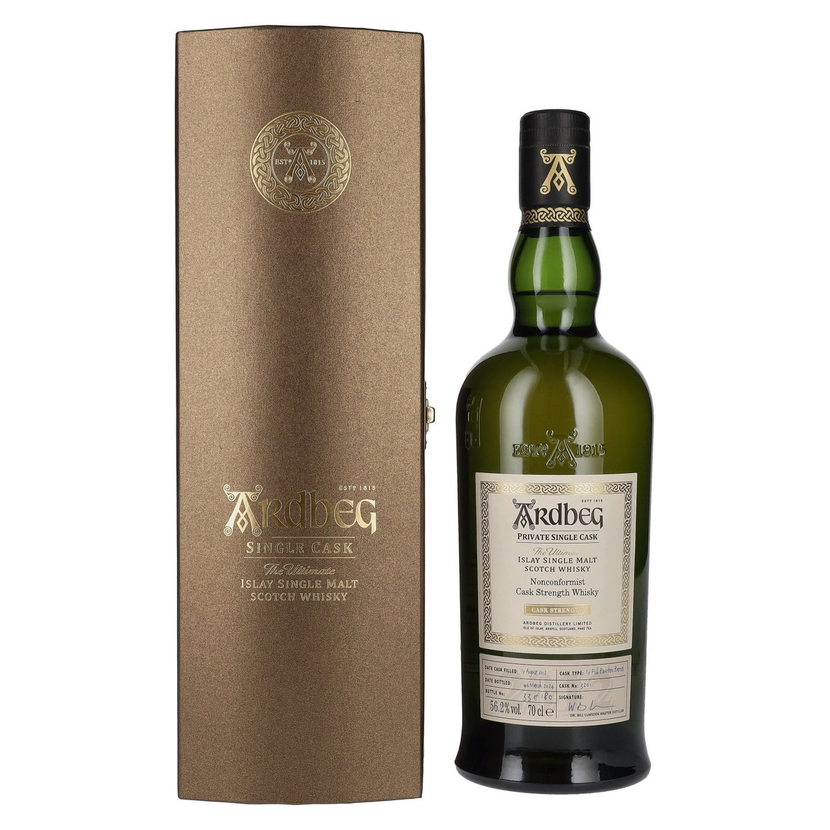 Ardbeg The Ultimate Private Single Cask No. 3201 56.2% vol. 0.7l in a gift box