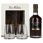 Dos Maderas Aged Rum Selección Superior Reserve Triple Aged 42 % vol., 0,7 l, dans un coffret cadeau avec 2 verres