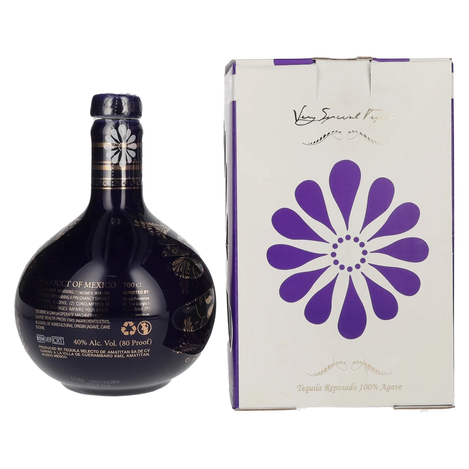 Grand Mayan Tequila REPOSADO 100% de Agave 40% Vol. 0,7l in geschenkverpakking