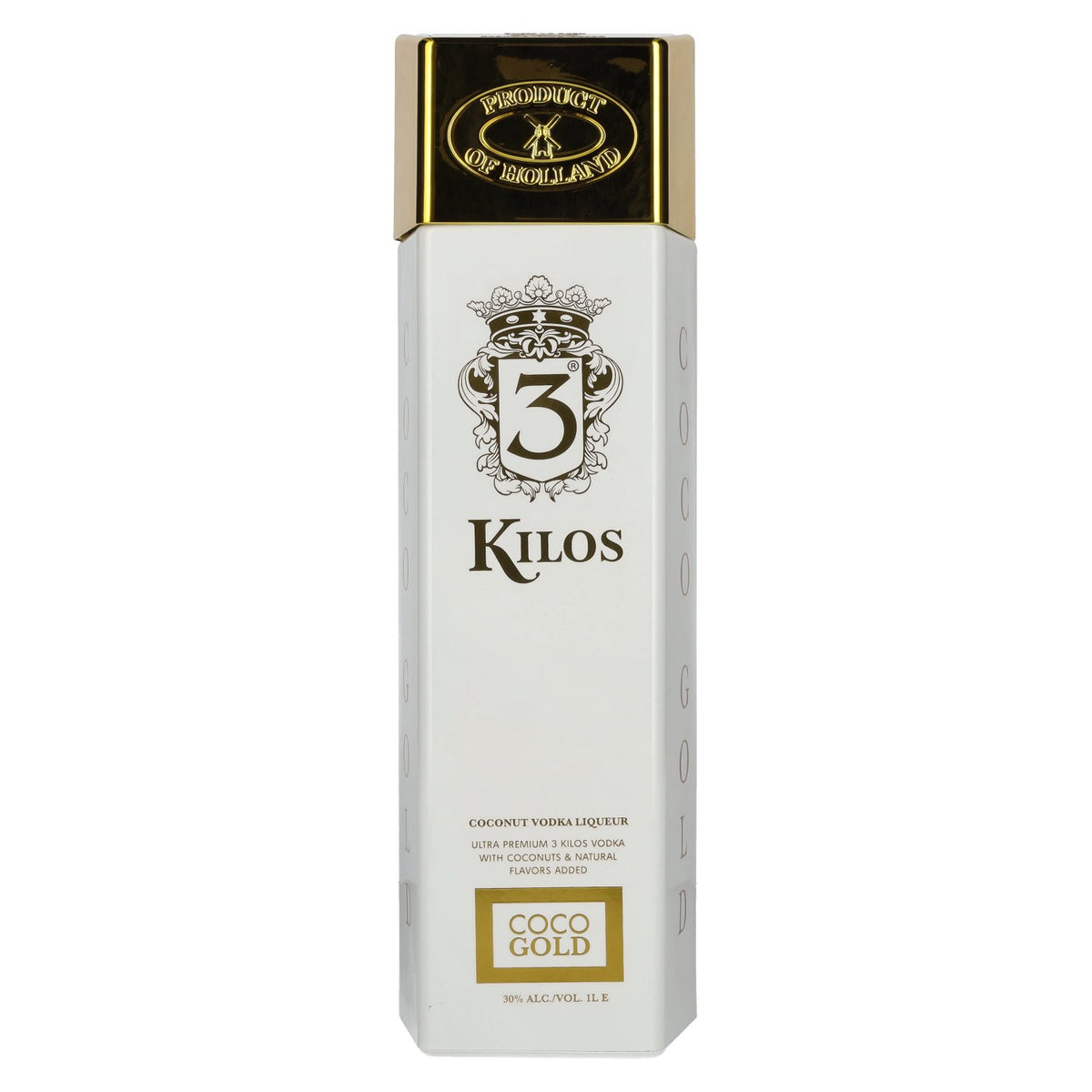 3 Kilos COCO GOLD Coconut Vodka 30% vol. 1l