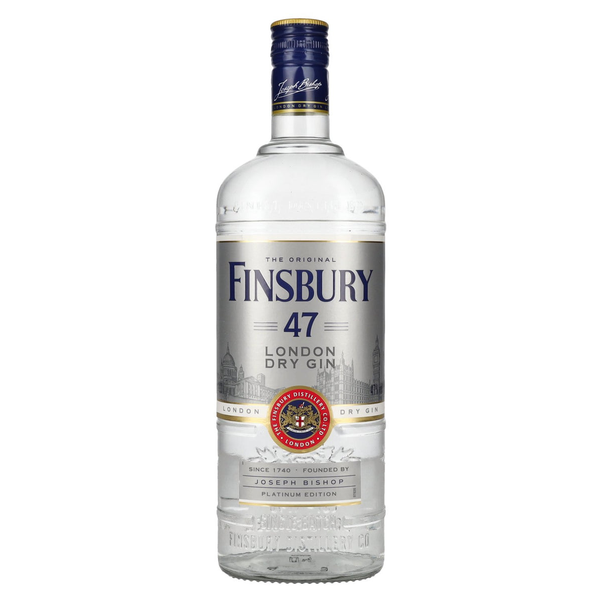 Finsbury 47 London Dry Gin Édition Platinum 47 % vol. 1 l