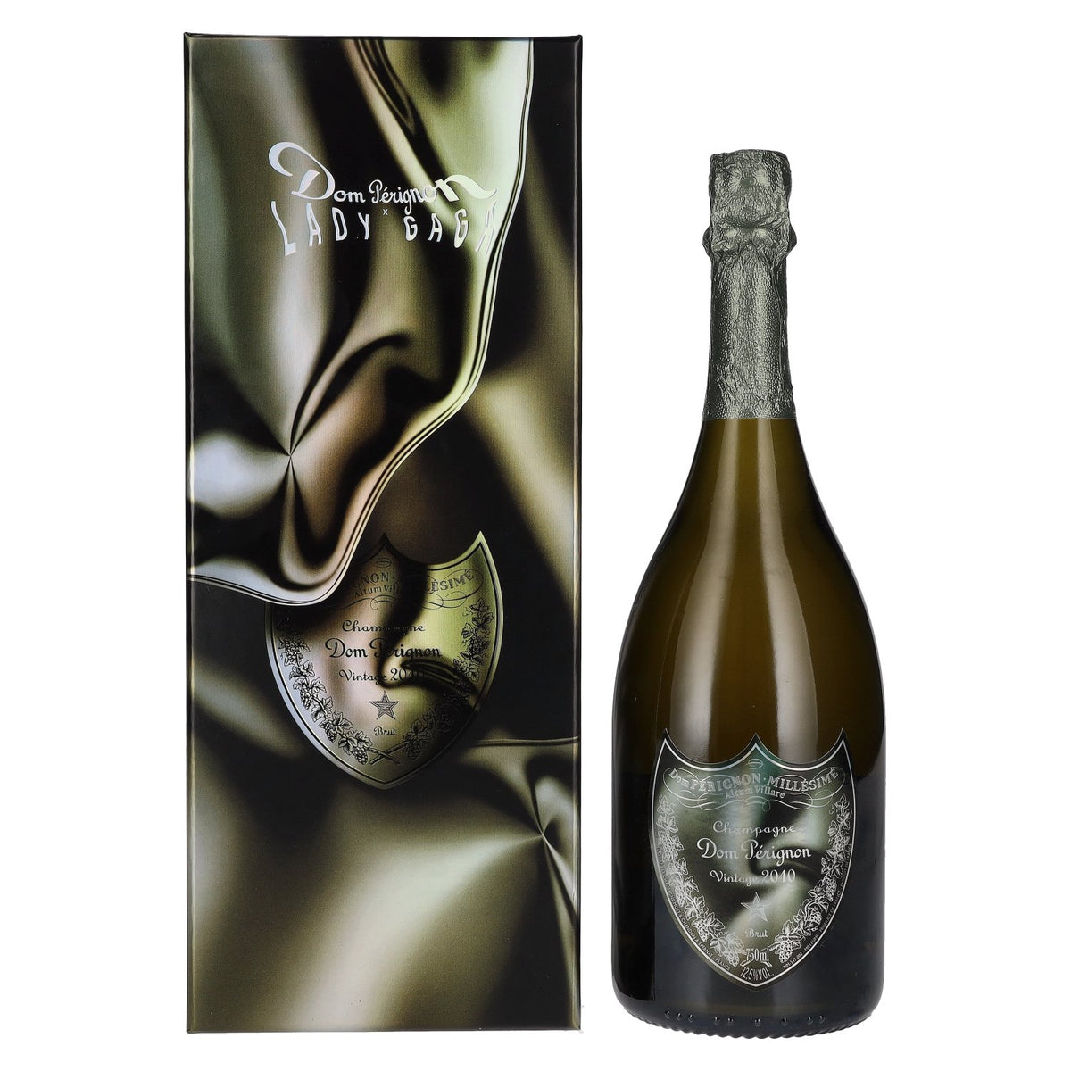 Dom Pérignon Champagne LADY GAGA Brut Vintage 2010 12.5% vol. 0.75 l in a gift box