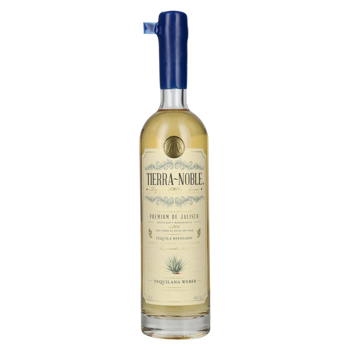 Tequila Tierra-Noble Reposado 100 % agave bleu, 40 % vol., 0,7 l