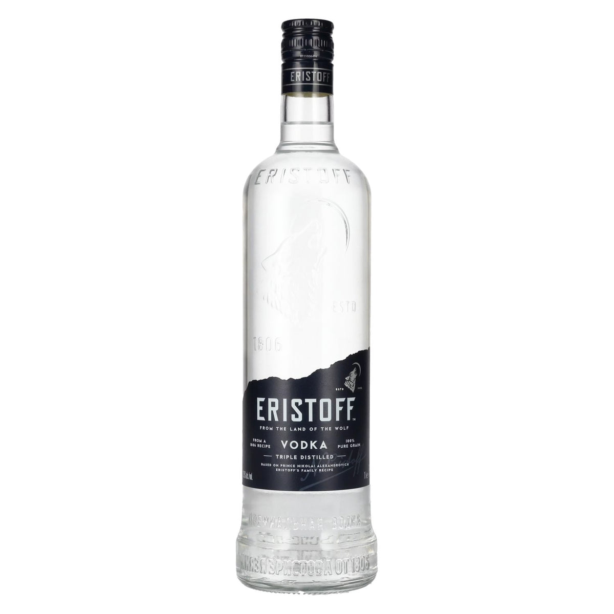 Eristoff Premium Vodka 37,5% vol. 1 l