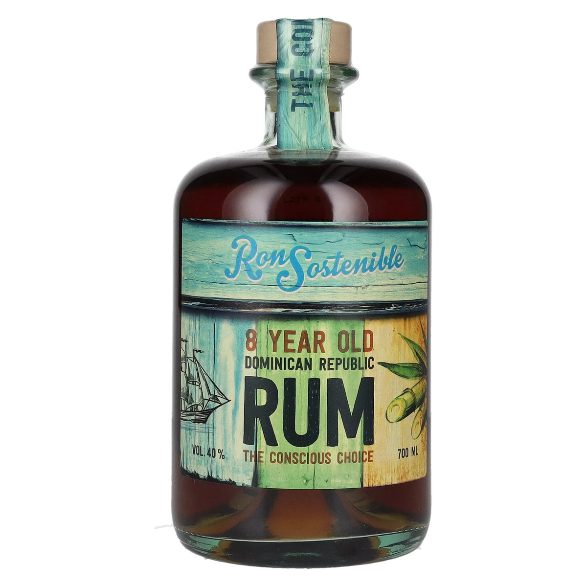 Ron Sostenible 8 Years Old The Conscious Choice Rum 40% vol. 0,7 l
