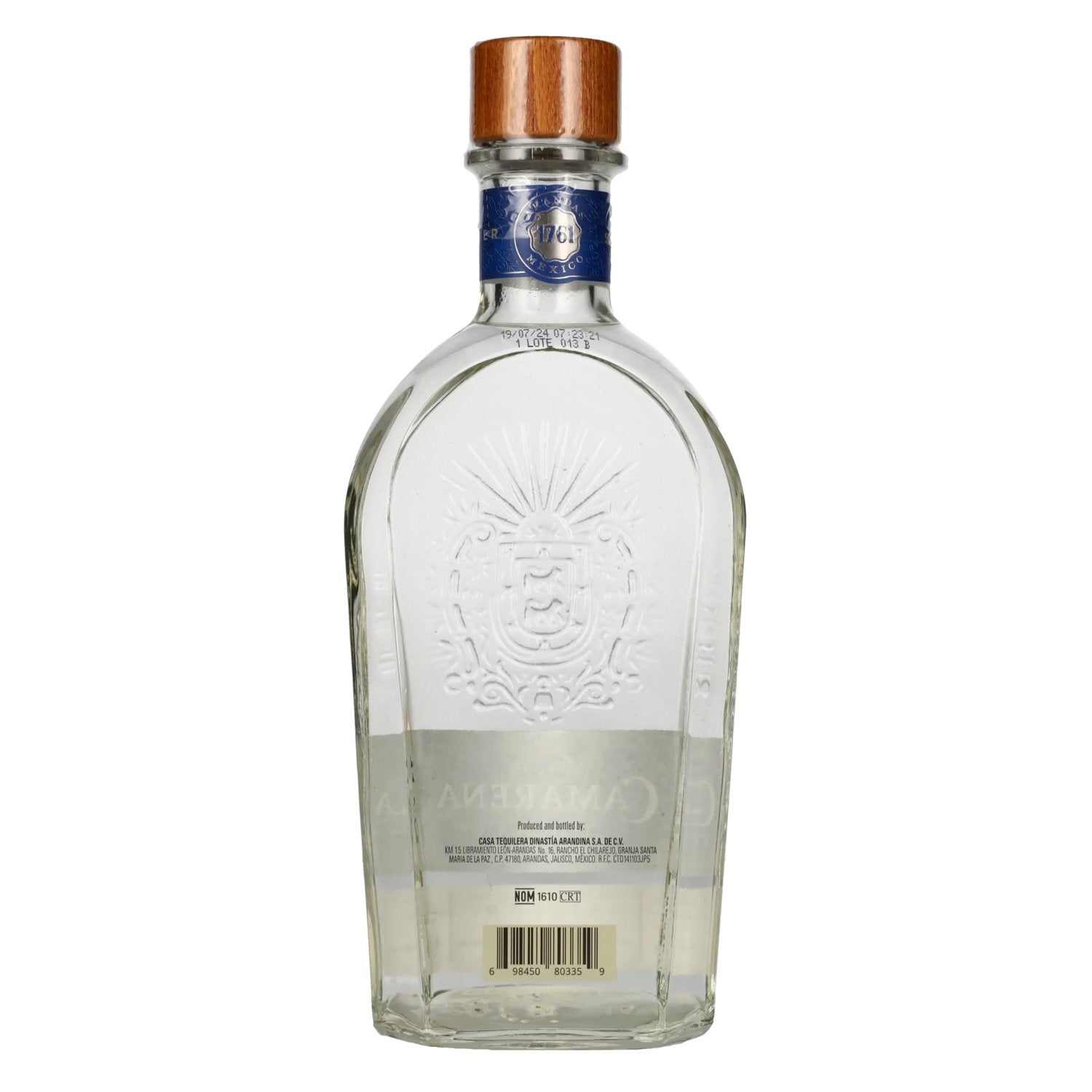 Familia Camarena Tequila Zilver 38% Vol. 0,7l