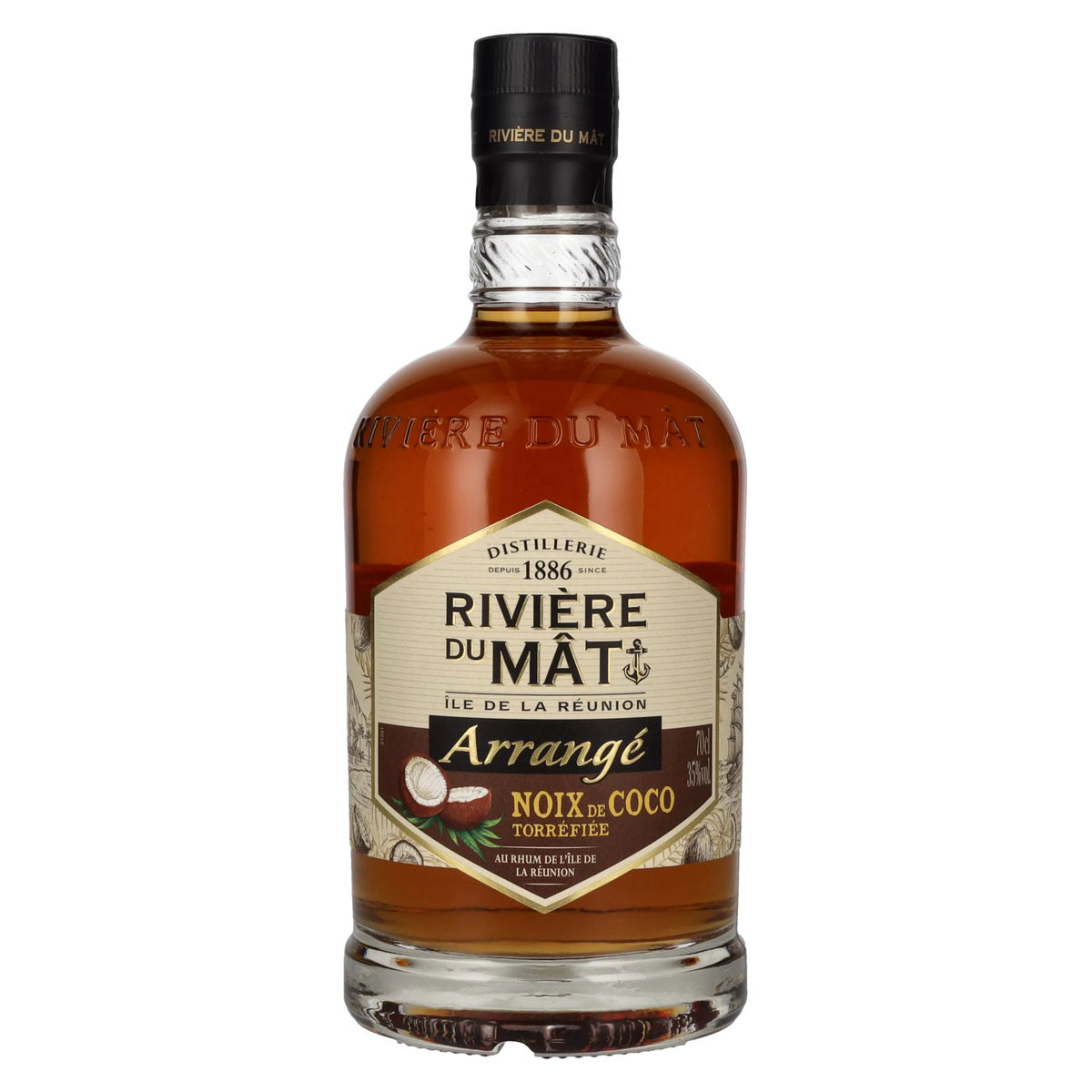 Rivière du Mât Arranged Roasted Coconut Liqueur 35% vol. 0.7 l