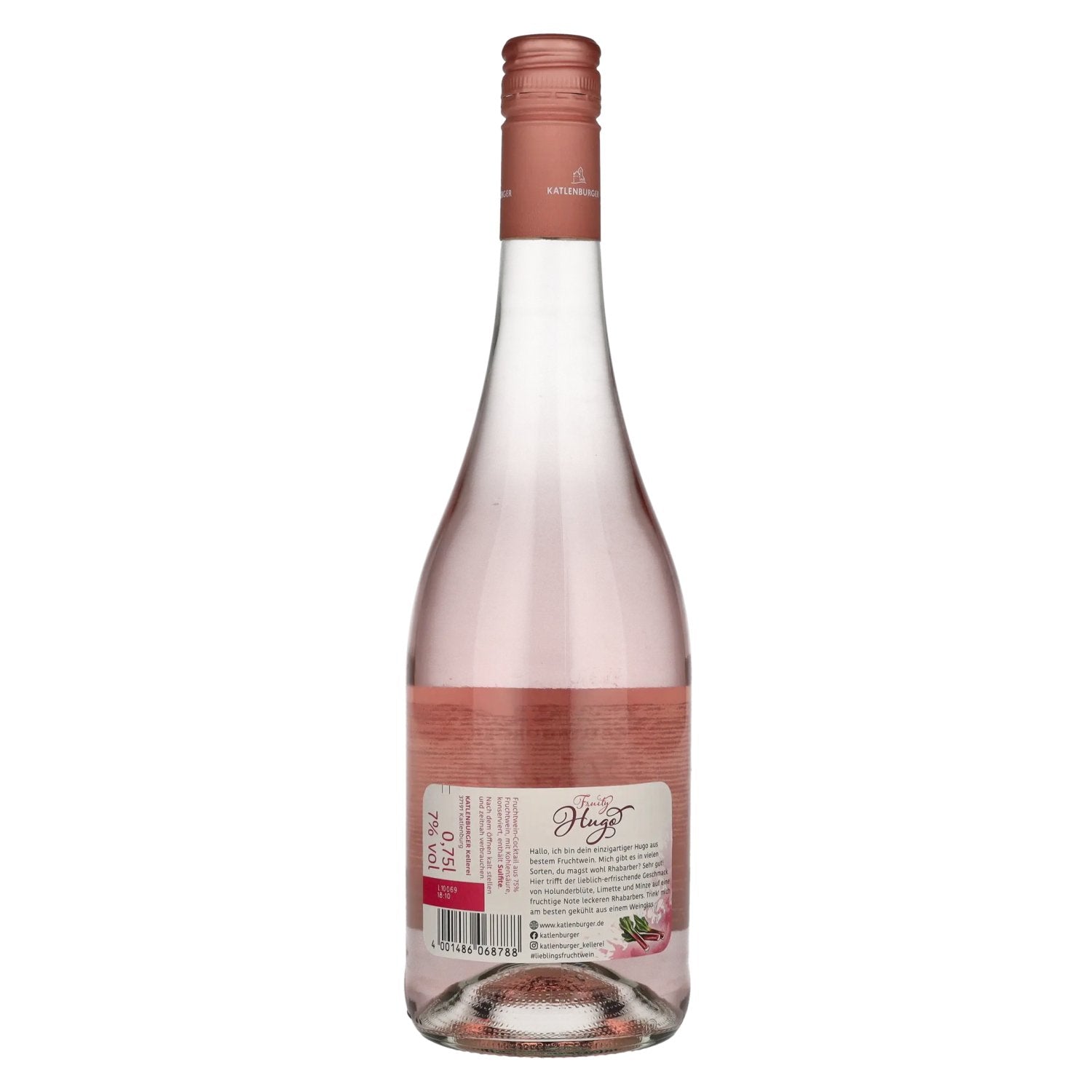 Katlenburger Fruity Hugo Rhubarb 7% Vol. 0,75l