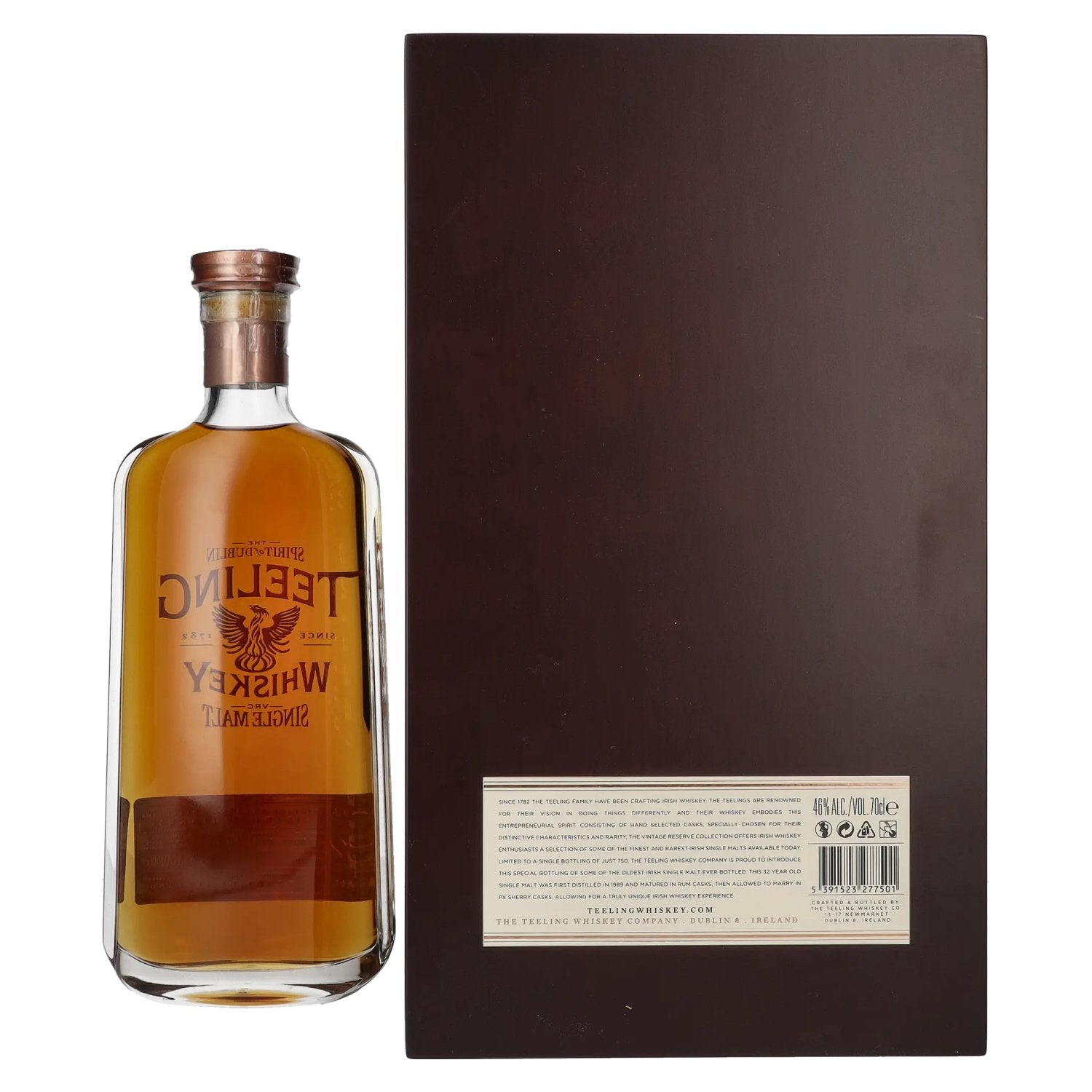 Teeling Whiskey 32 Years Old VINTAGE RESERVE COLLECTION 46% Vol. 0,7l in houten doos