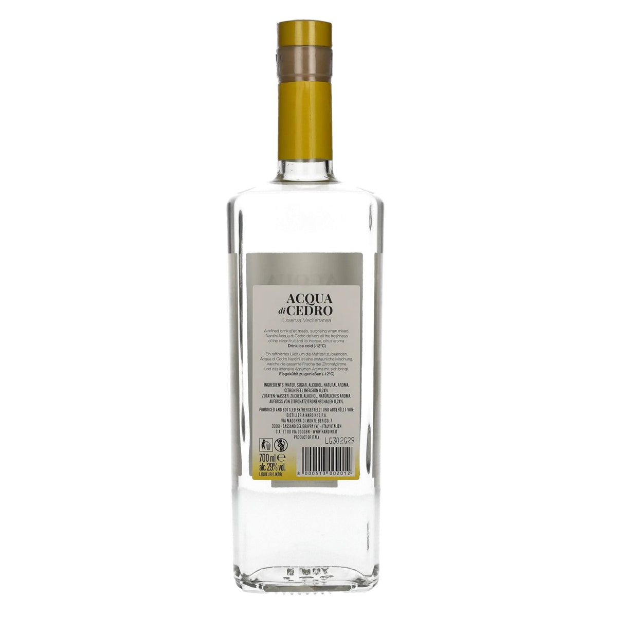 Nardini ACQUA DI CEDRO Liqueur de citron 29 % vol. 0,7 l