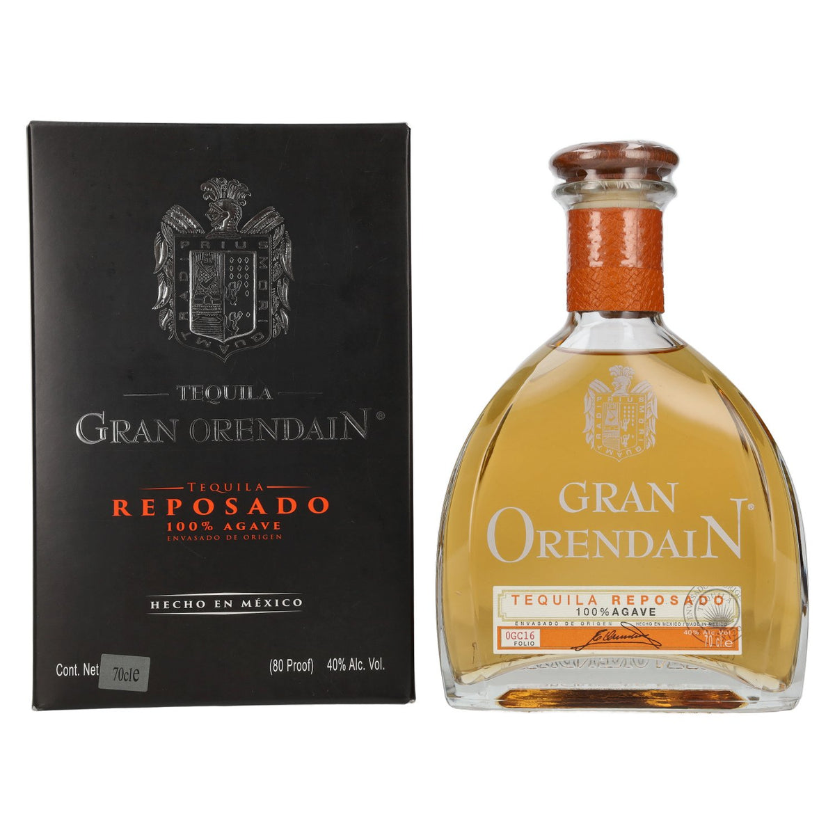 Gran Orendain Tequila REPOSADO 100% agave 40% vol. 0,7 l in geschenkverpakking