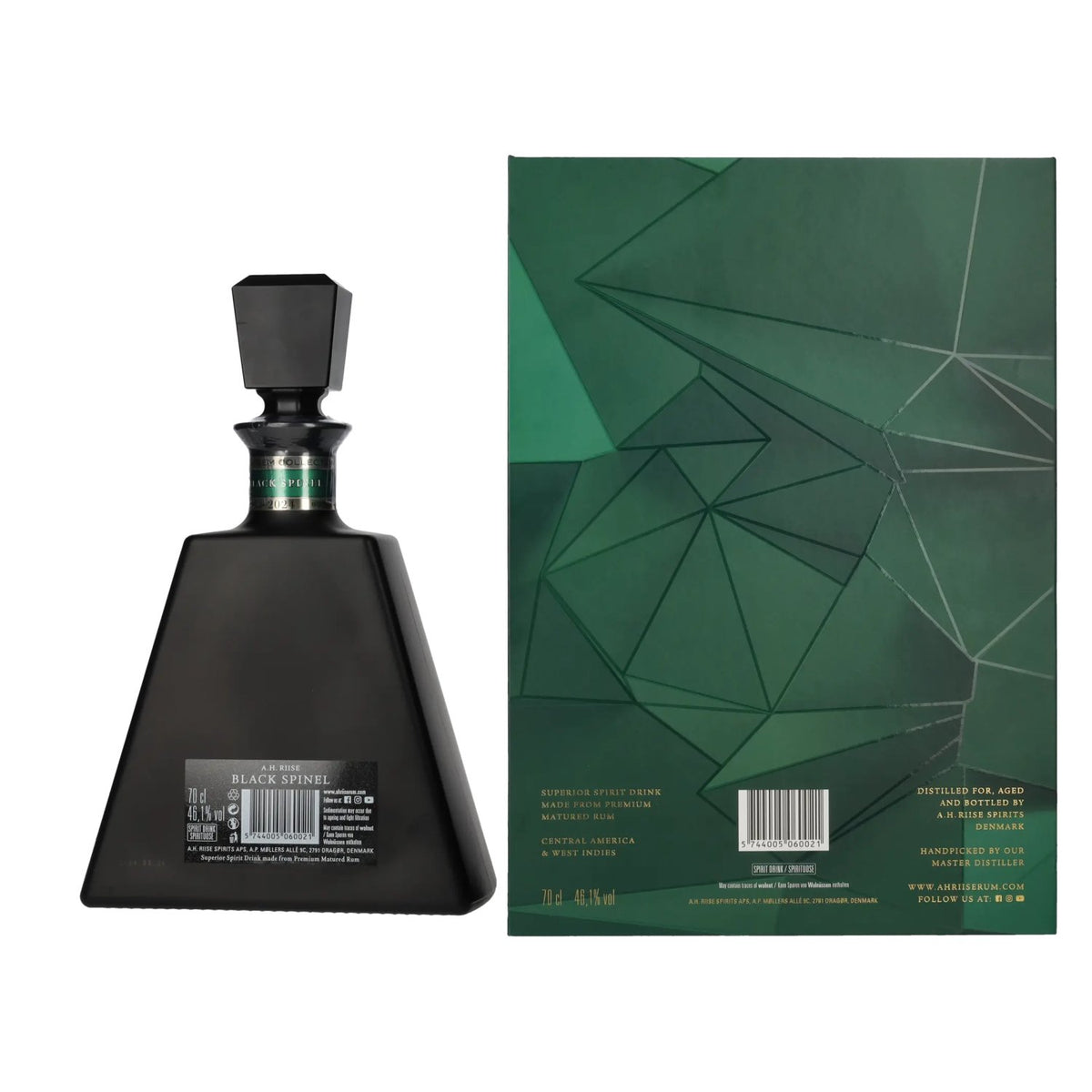 A.H. Riise Black Spinel BLACK GEM COLLECTION Spirit Drink 46,1% Vol. 0,7l in gift box