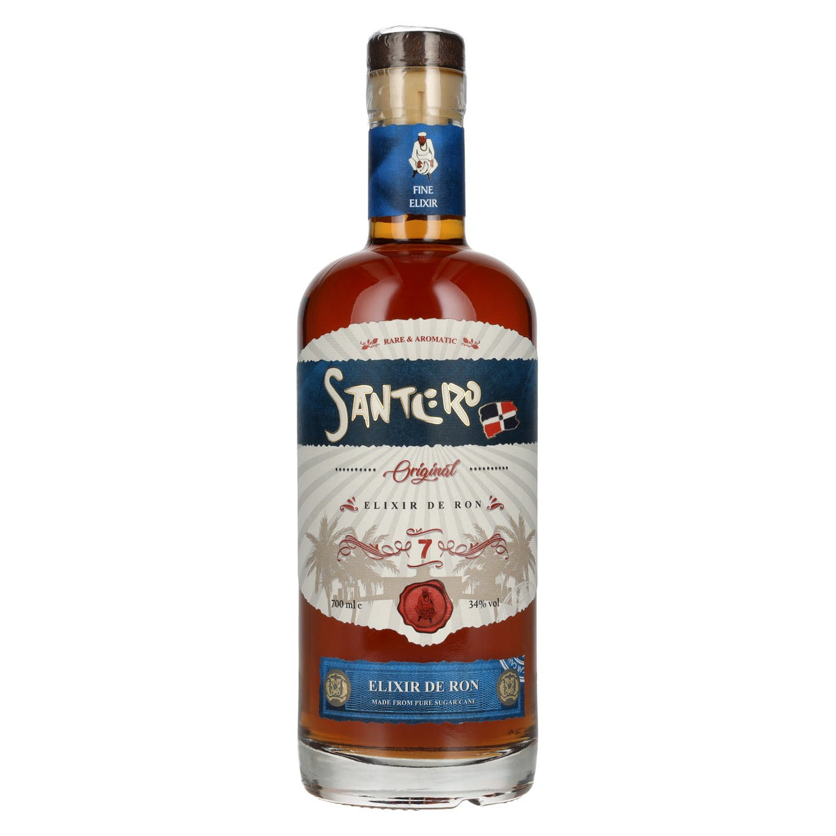 Santero 7 Years Old Elixir De Ron Spirit Drink 34% vol. 0,7 l