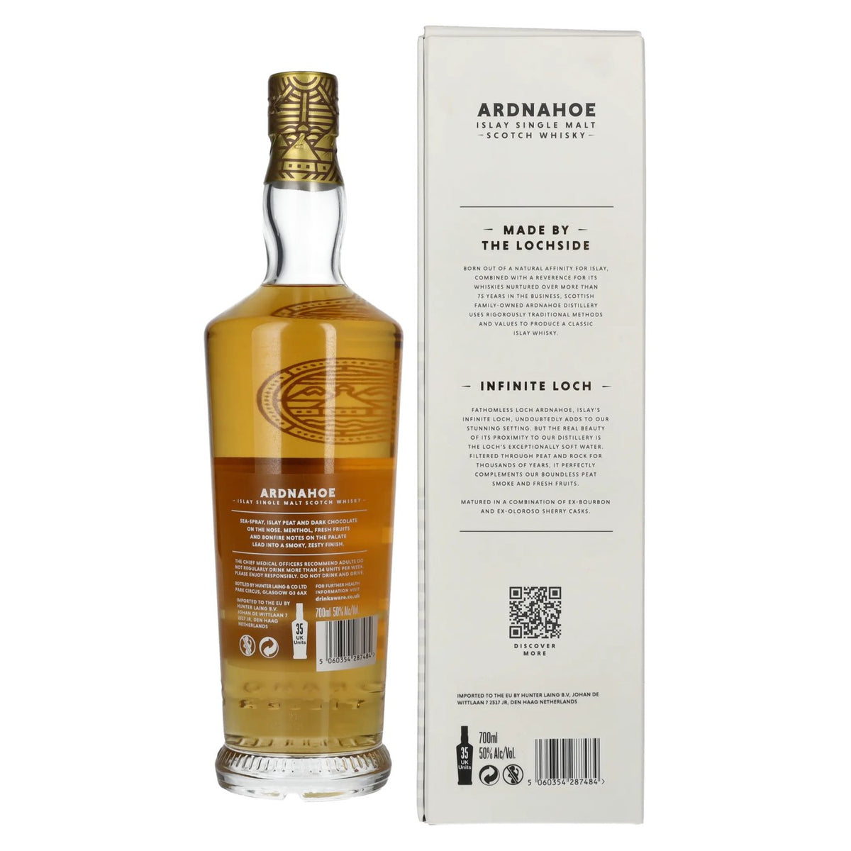Ardnahoe Infinite Loch Islay Single Malt Scotch Whisky 50% vol. 0,7 l in geschenkverpakking