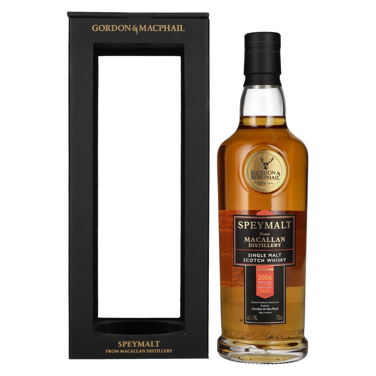 Gordon & MacPhail SPEYMALT Macallan Single Malt Scotch Whisky 2006 61,1% Vol. 0,7l in Geschenkbox