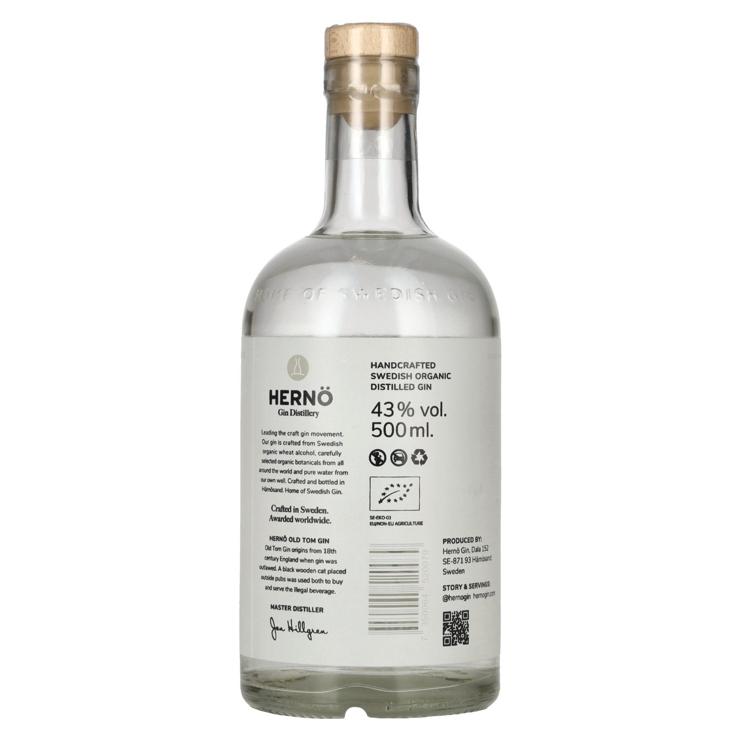 Hernö OLD TOM GIN 43% Vol. 0,5l